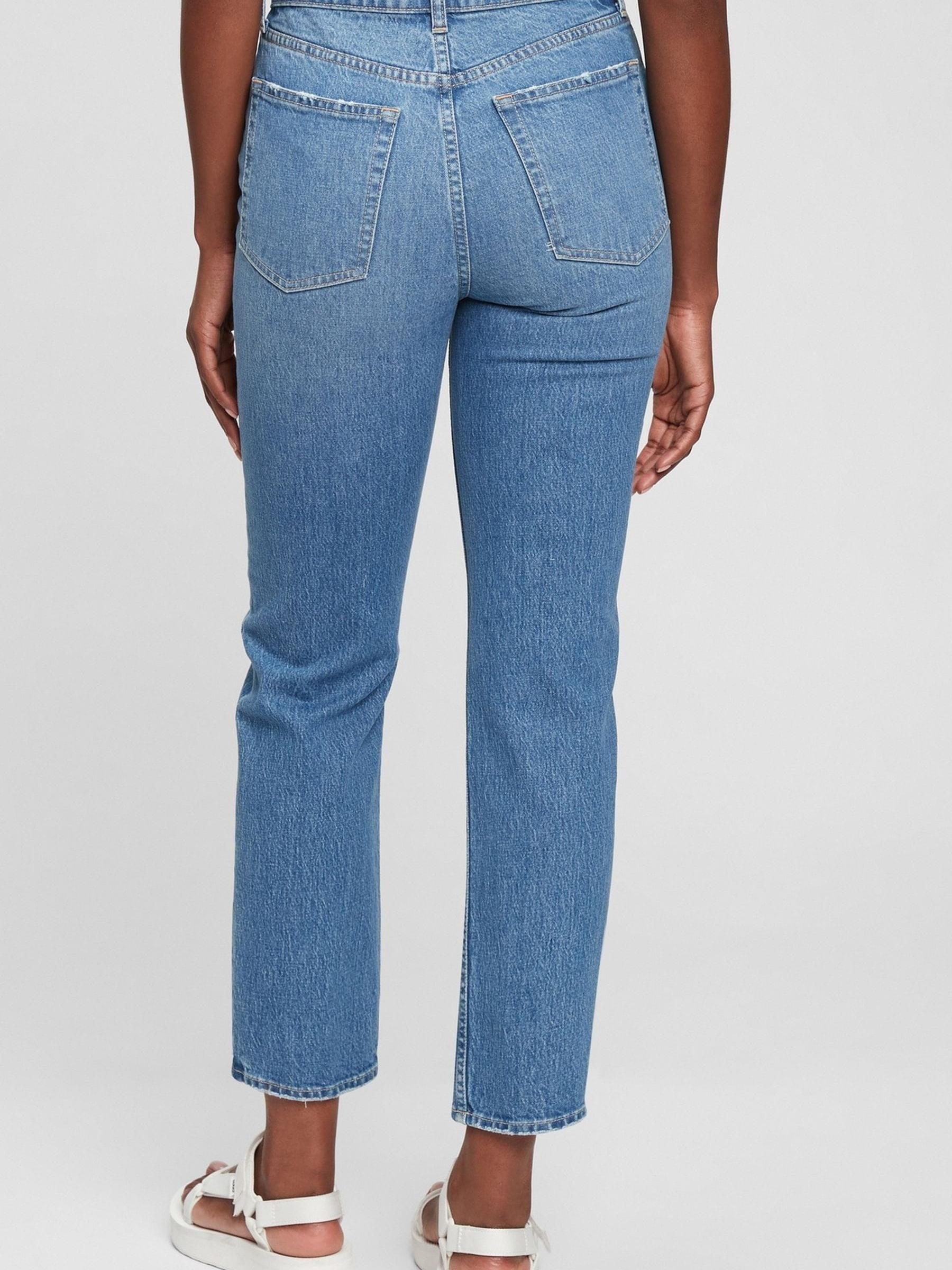 High Waisted Cheeky Straight Jeans - Image 2 of 5