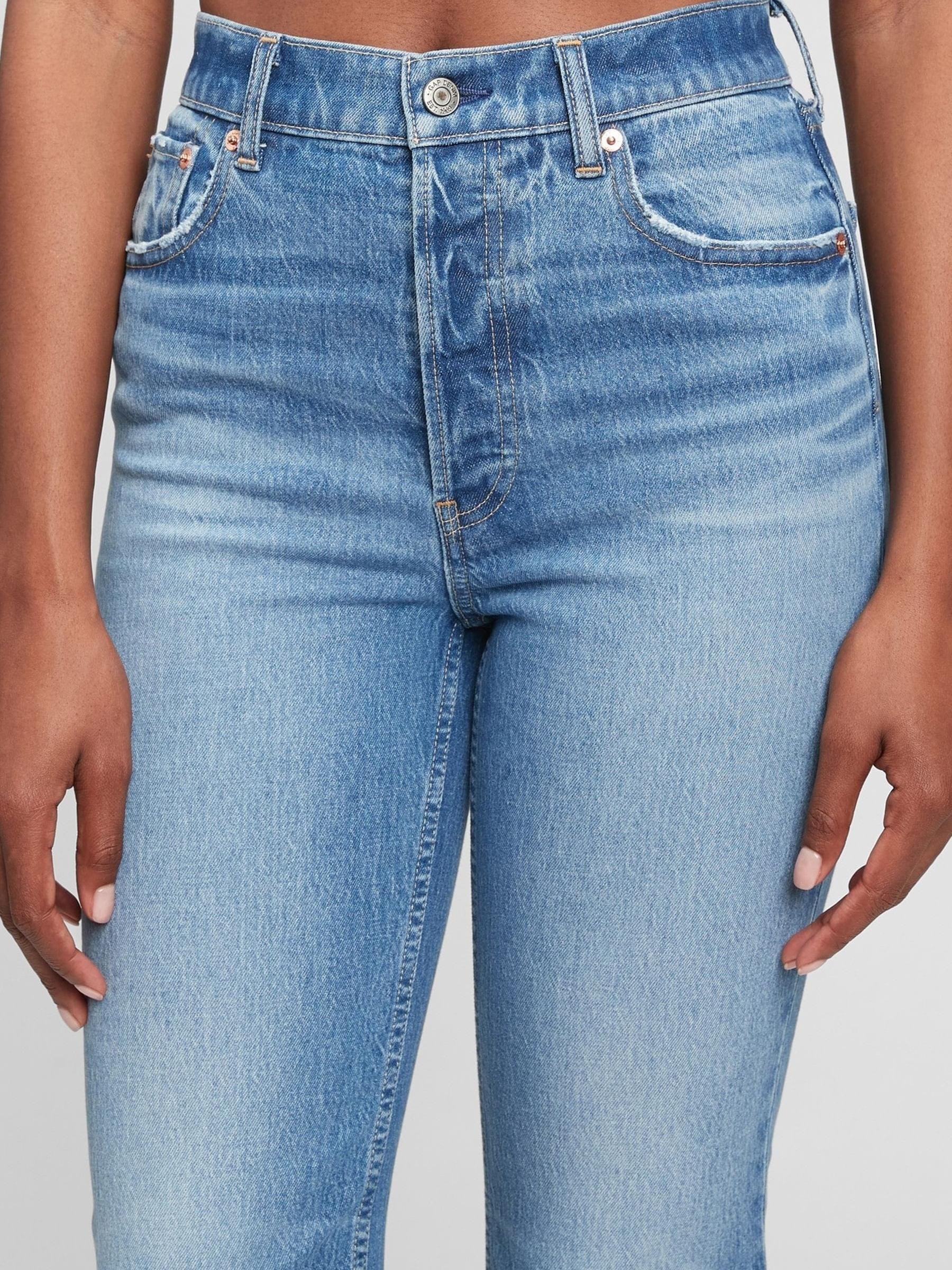 High Waisted Cheeky Straight Jeans - Image 3 of 5