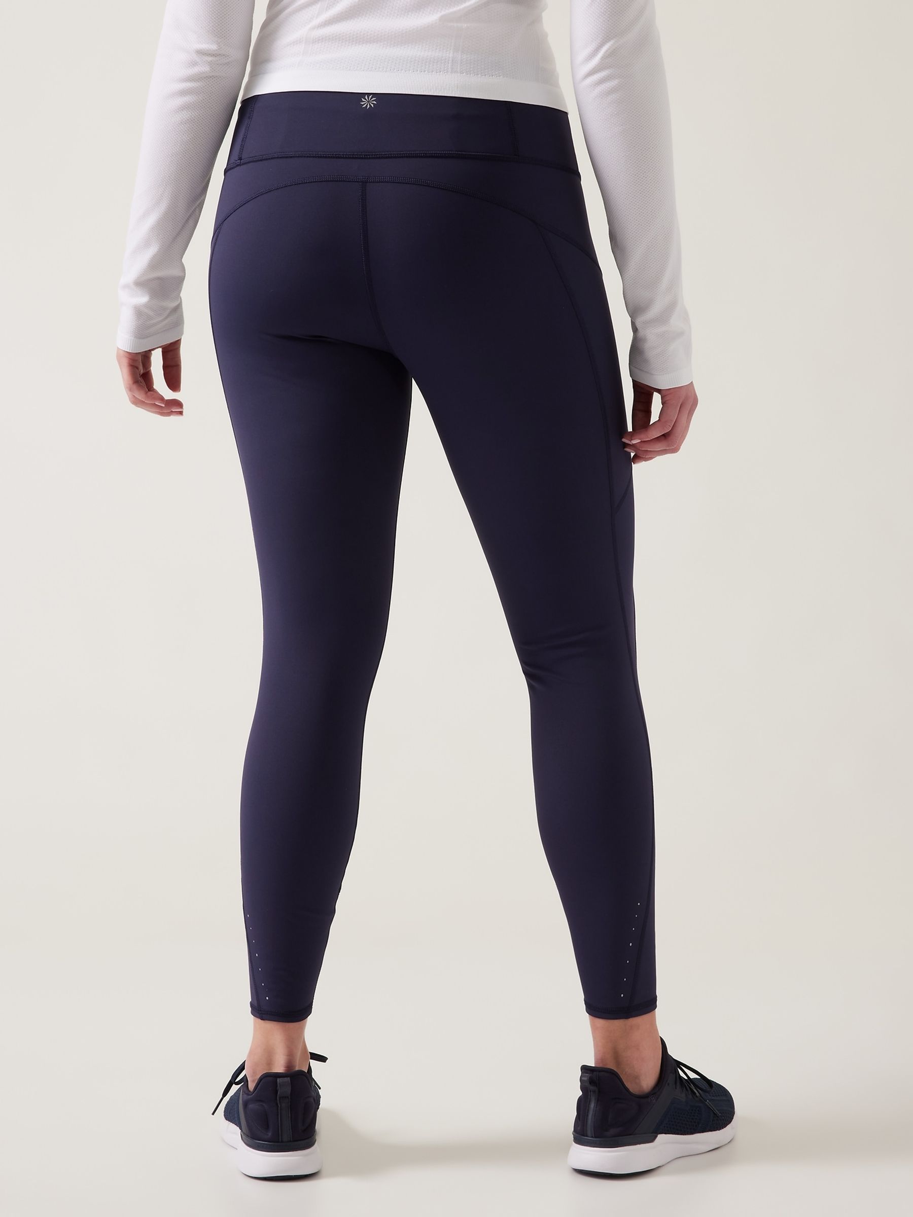 Athleta Navy Blue Rainier High Waisted Pocket Leggings - Image 4 of 6