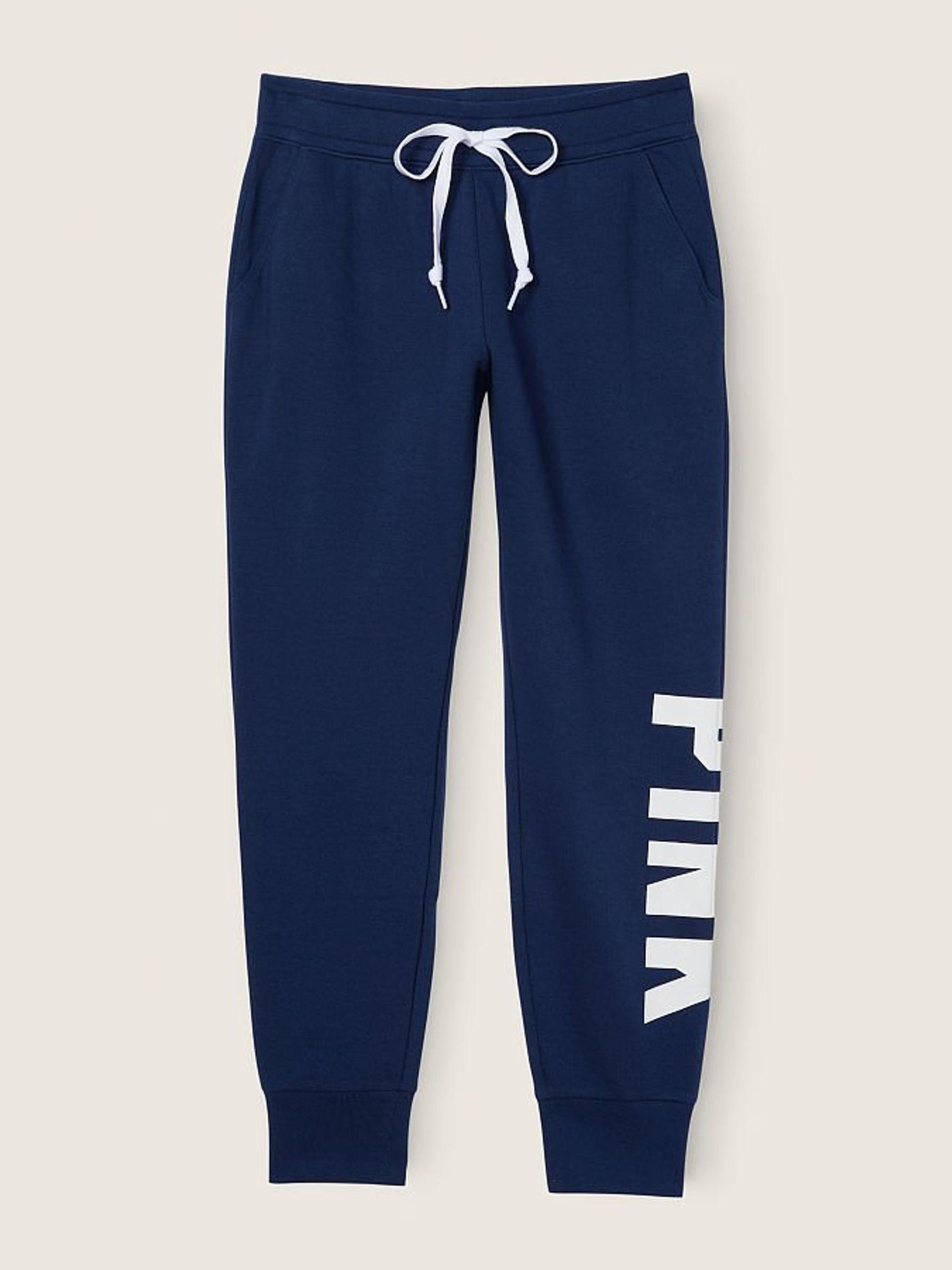 Navy Blue Fleece Lounge Jogger - Image 4 of 4