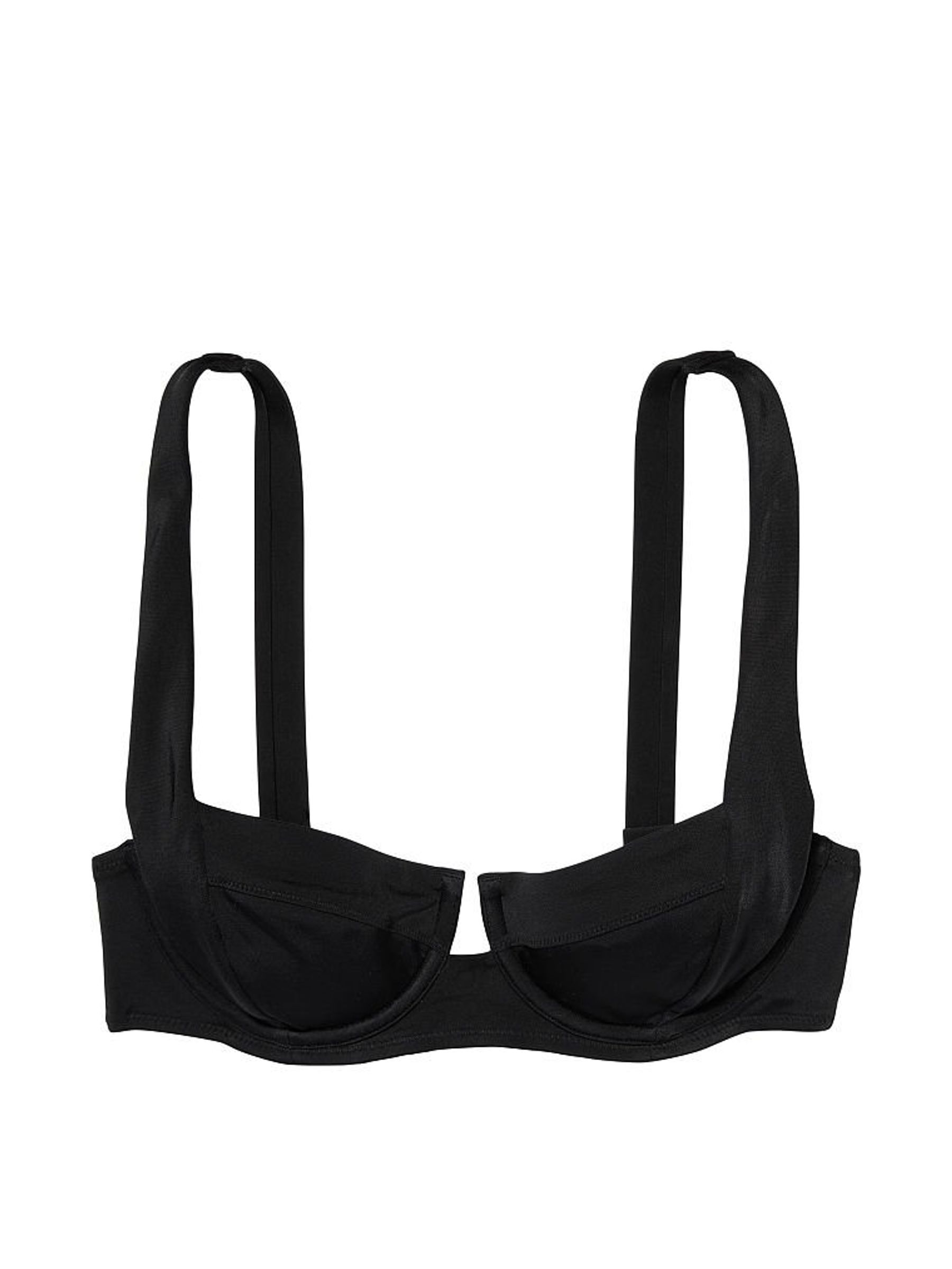 Black Balconette Swim Bikini Top - Image 3 of 4
