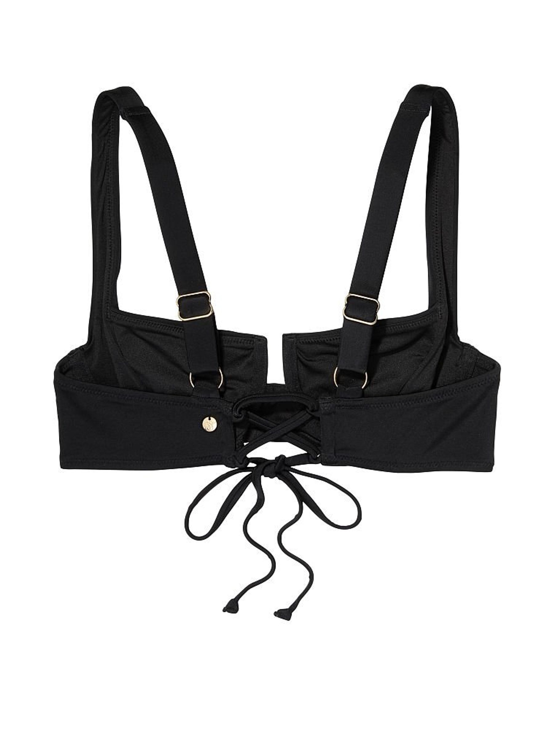 Black Balconette Swim Bikini Top - Image 4 of 4