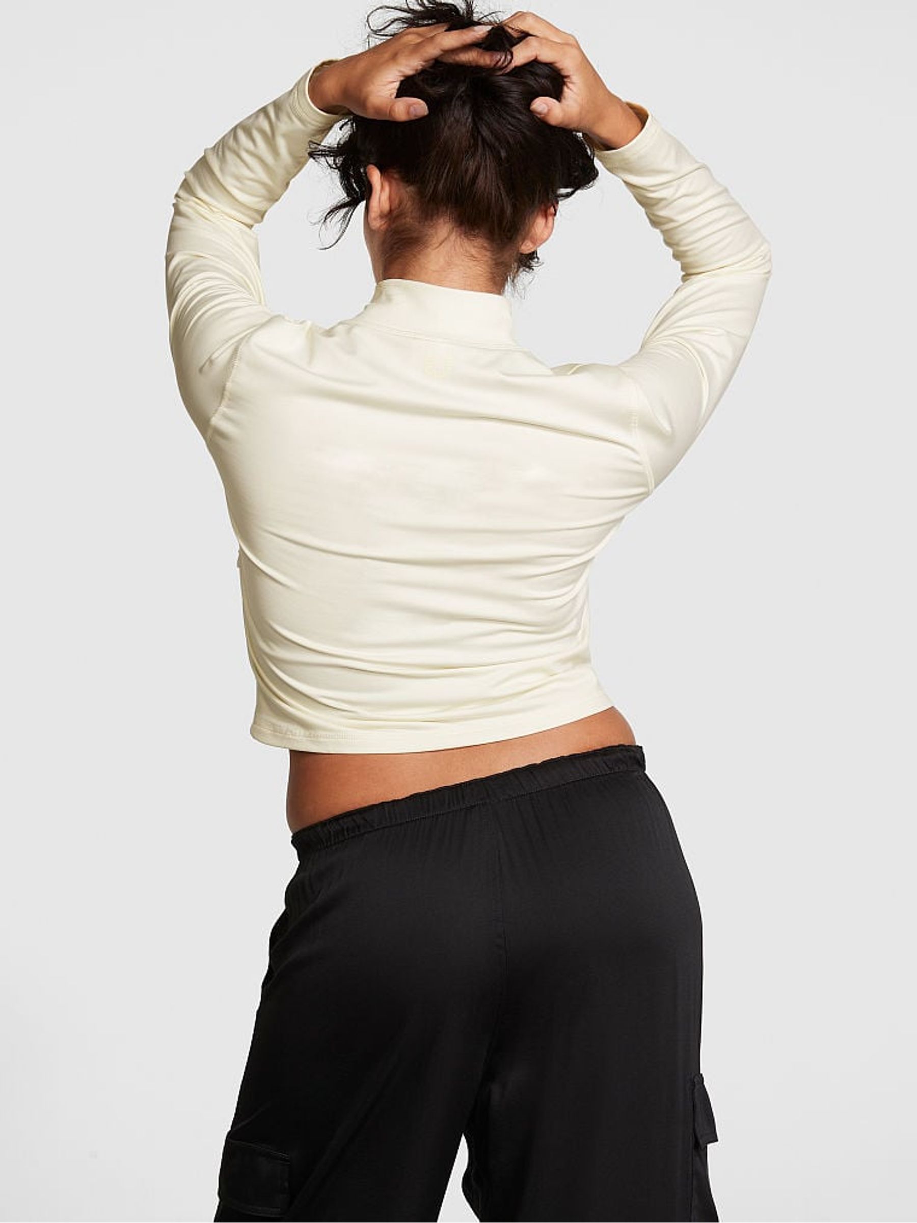Creamer White Active Half Zip Sweat Top - Image 2 of 3