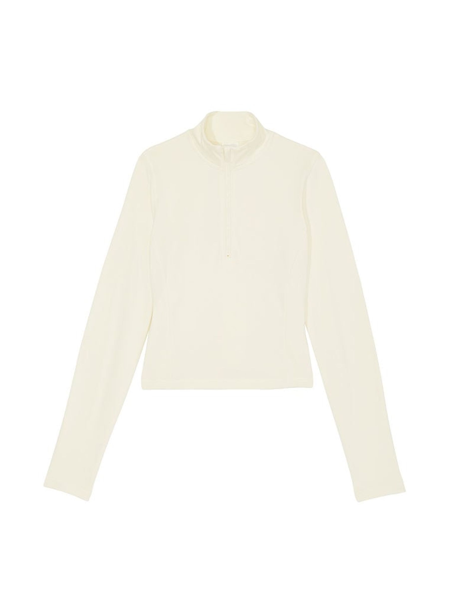 Creamer White Active Half Zip Sweat Top - Image 3 of 3