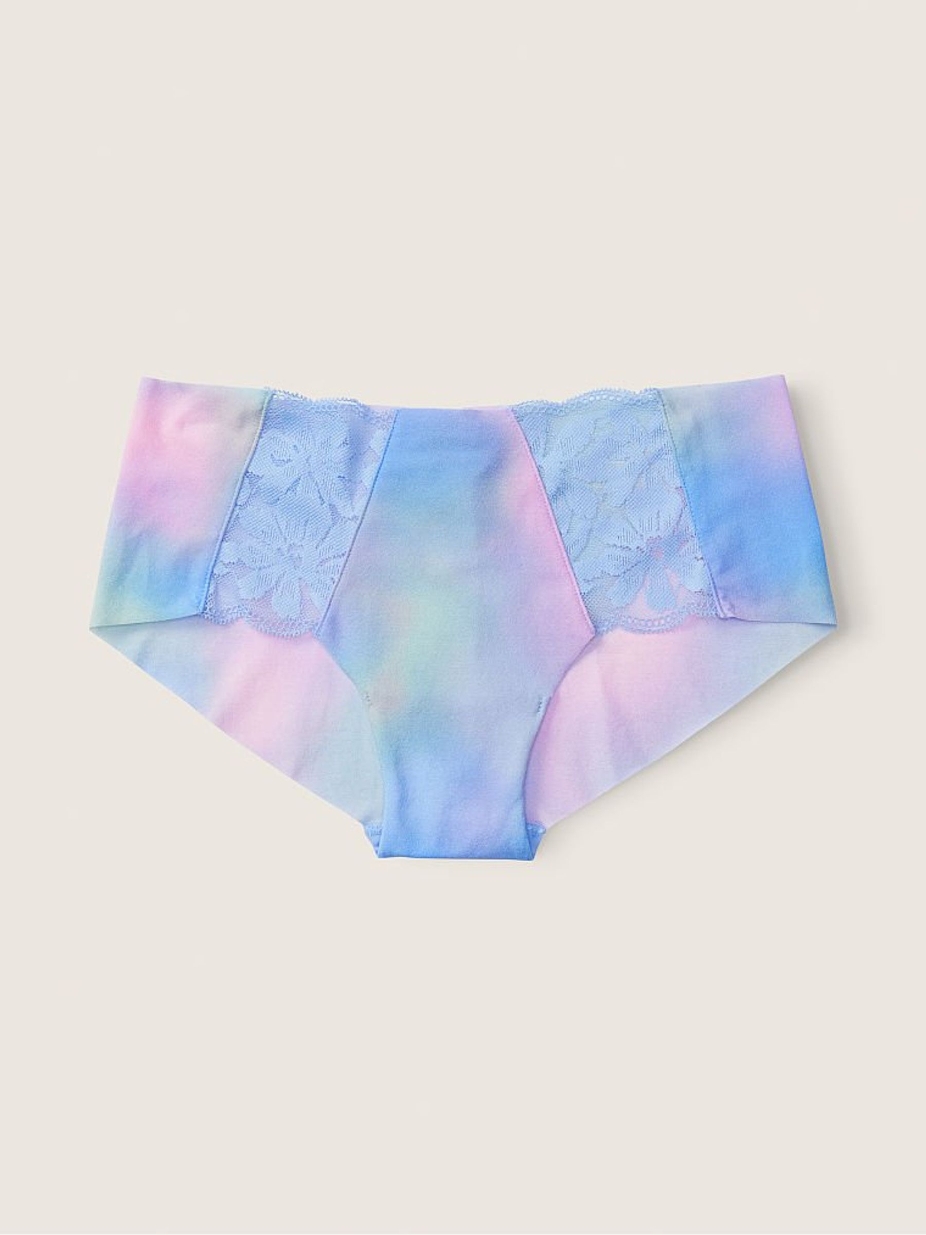 Tie Dye Arctic Ice Blue No Show Hipster Knickers - Image 2 of 2