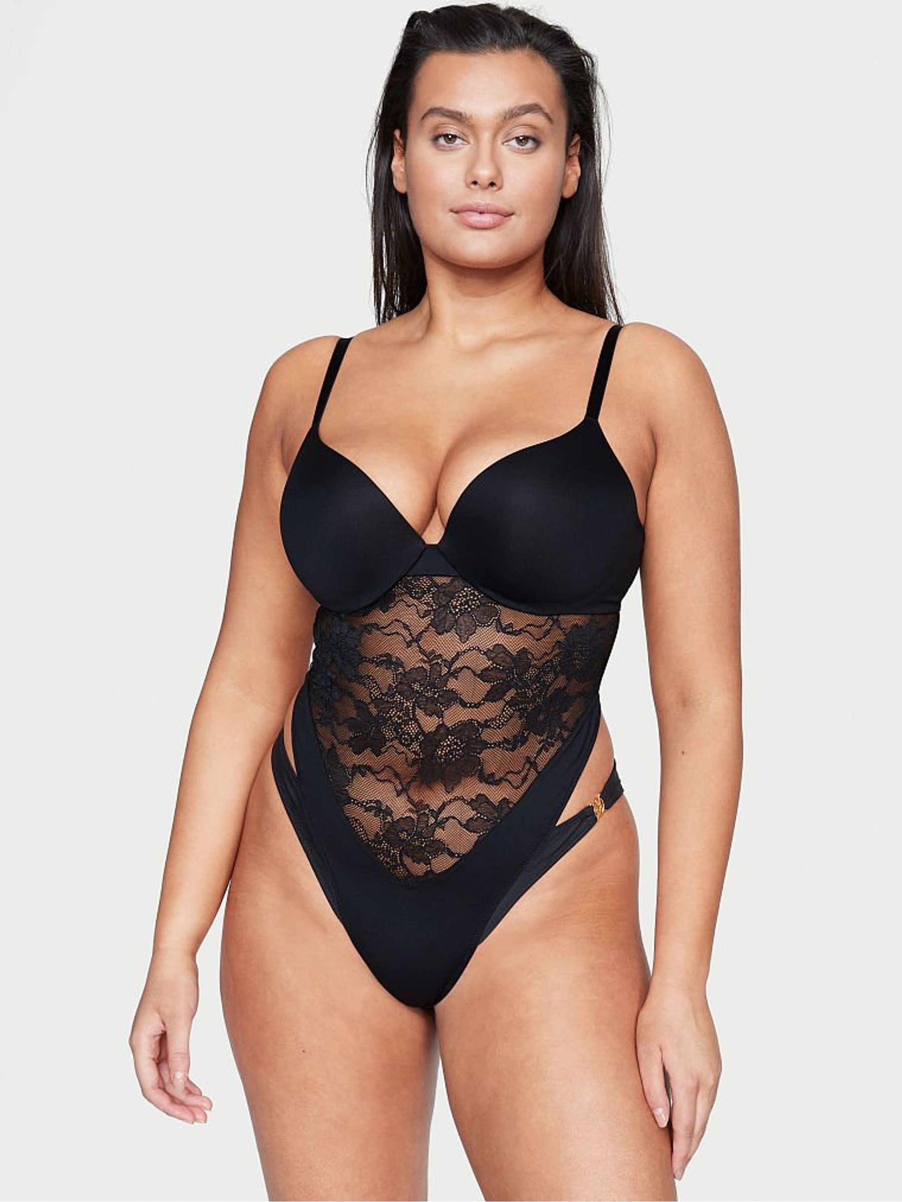 Black So Obsessed Lace Bodysuit - Image 1 of 3