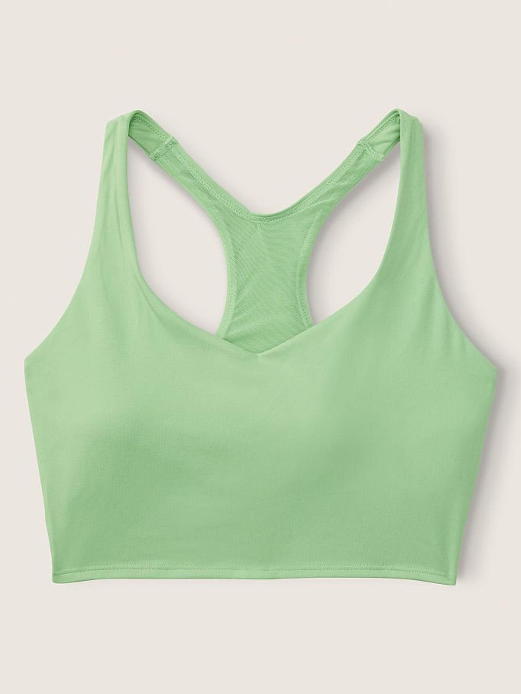 Soft Jade Green Seamless Lightly Lined Low Impact Sports Bra - Image 1 of 1