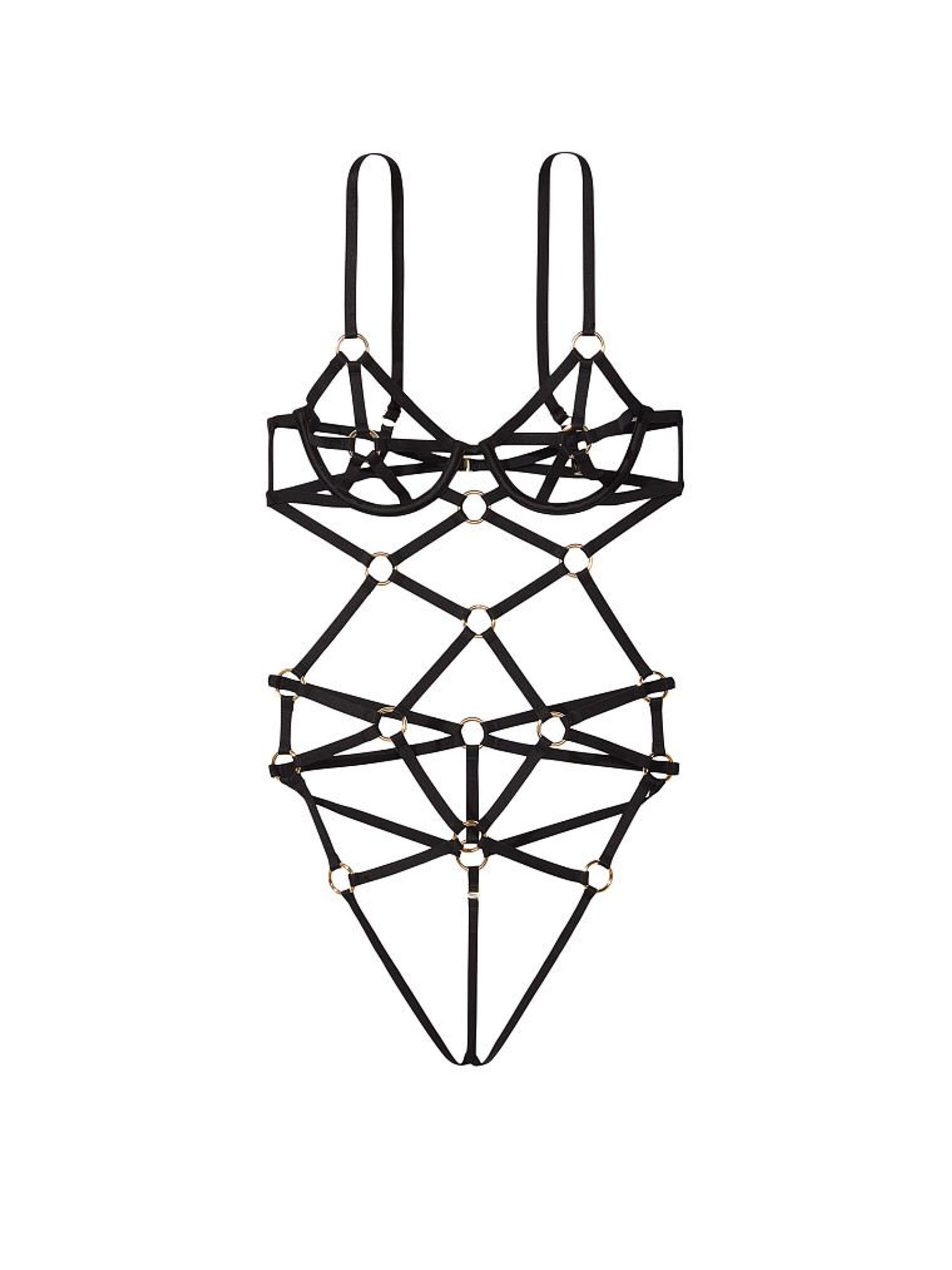 Black Strappy Bodysuit - Image 3 of 3