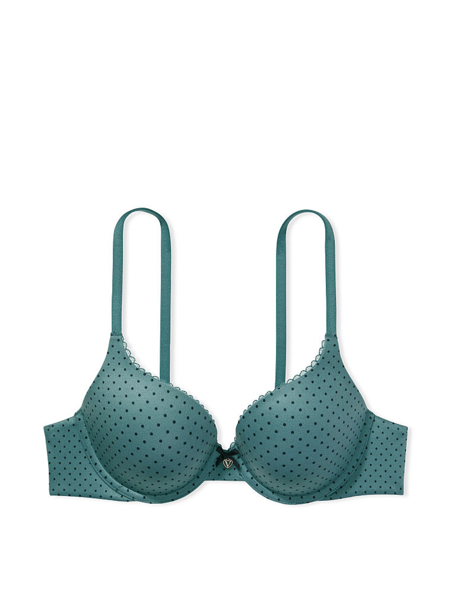 French Sage Green Smooth Full Cup Push Up Bra - Image 3 of 3