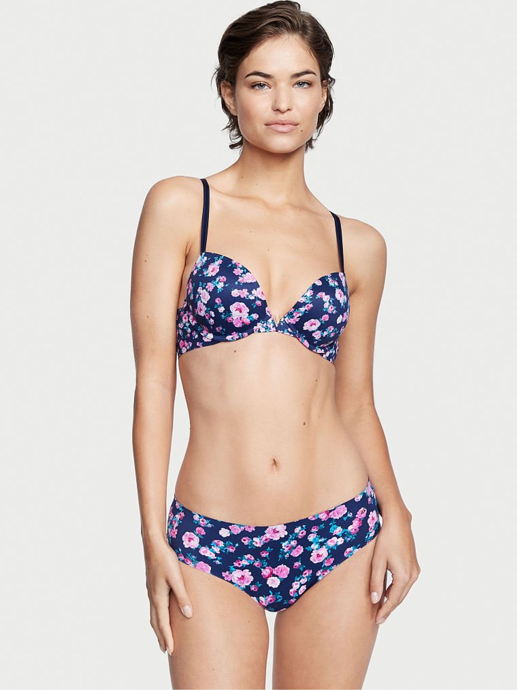 Fall Blooms Blue Smooth Hipster Knickers - Image 1 of 4