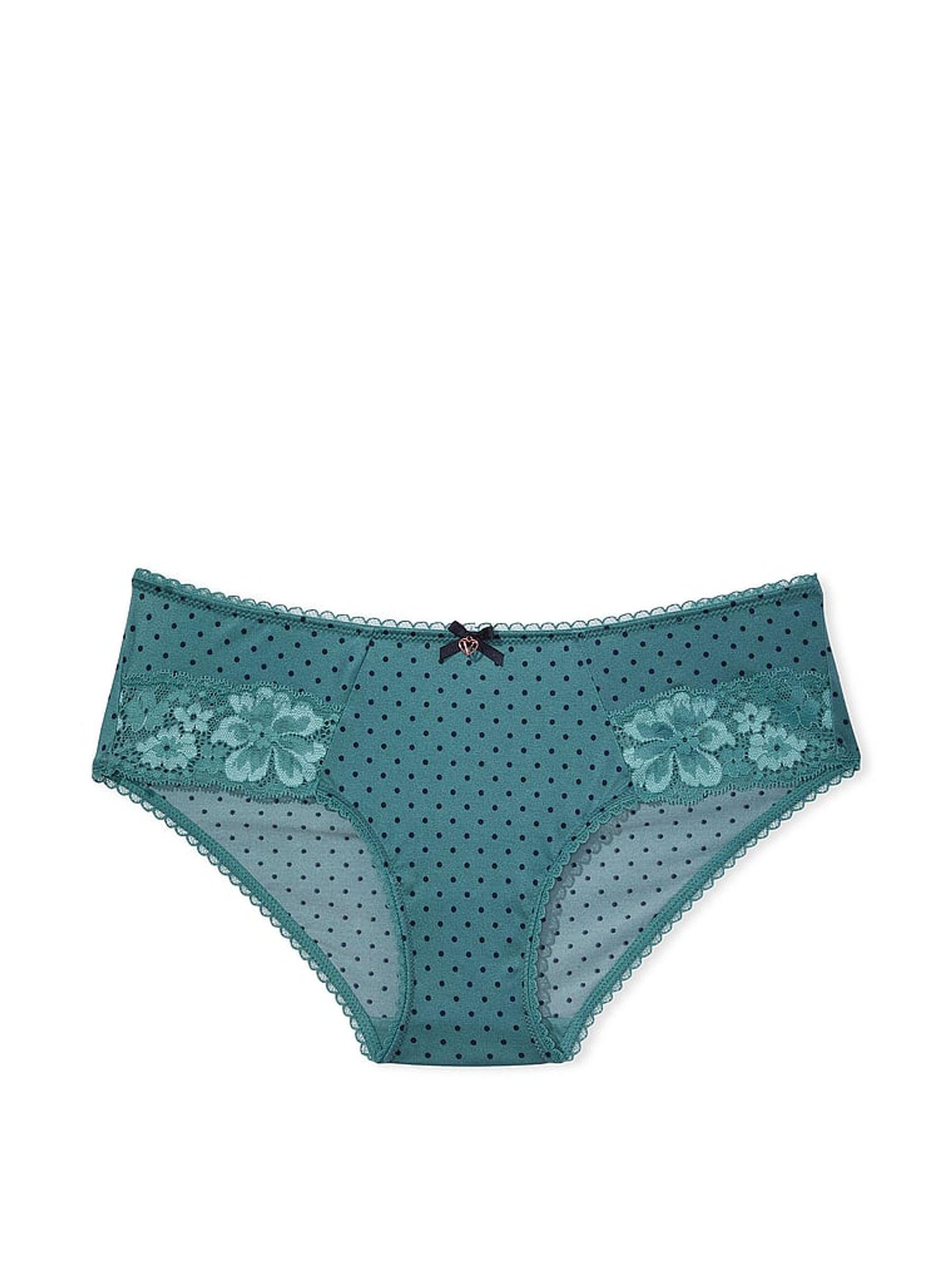 French Sage Green Smooth Hipster Knickers - Image 4 of 4
