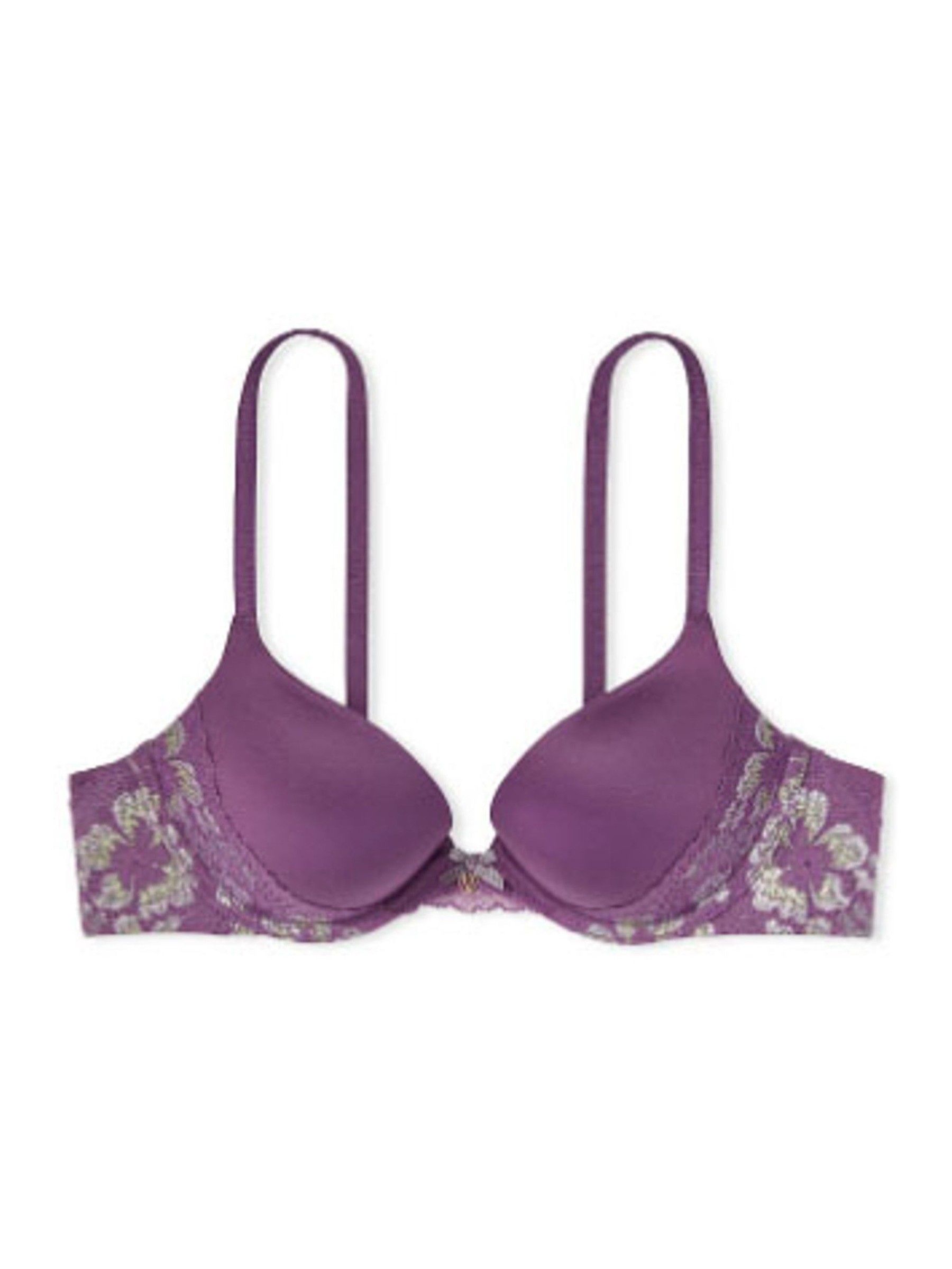 Mystified Purple Lace Push Up Bra - Image 3 of 3