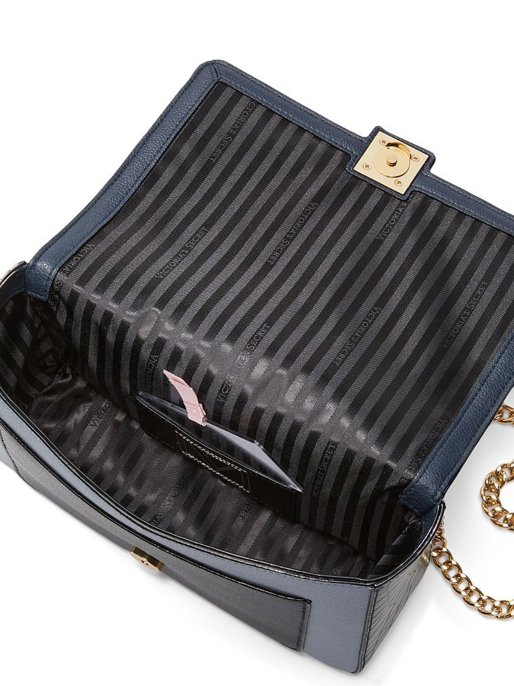 Pastel Pink Colourblock Medium Shoulder Bag - Image 3 of 4