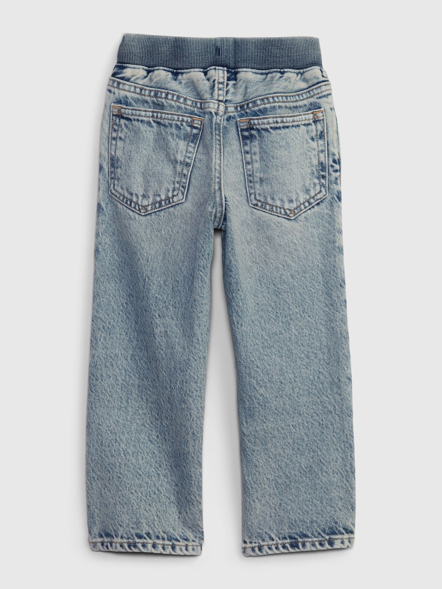 Light Wash Blue 90s Original Straight Washwell Jeans (12mths-5yrs) - Image 2 of 3
