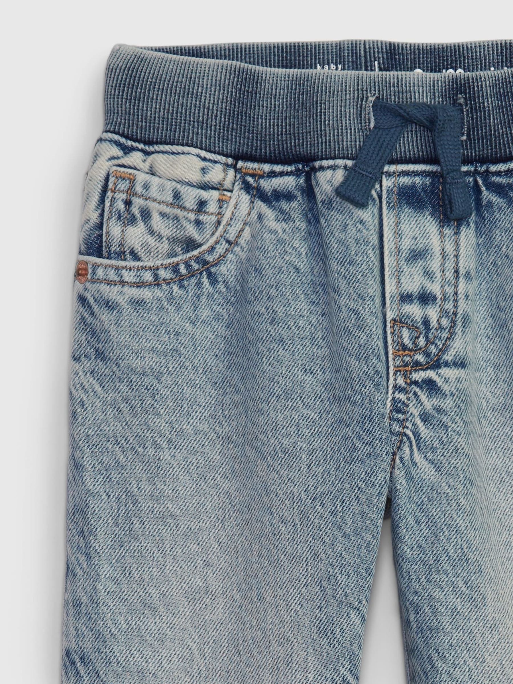 Light Wash Blue 90s Original Straight Washwell Jeans (12mths-5yrs) - Image 3 of 3