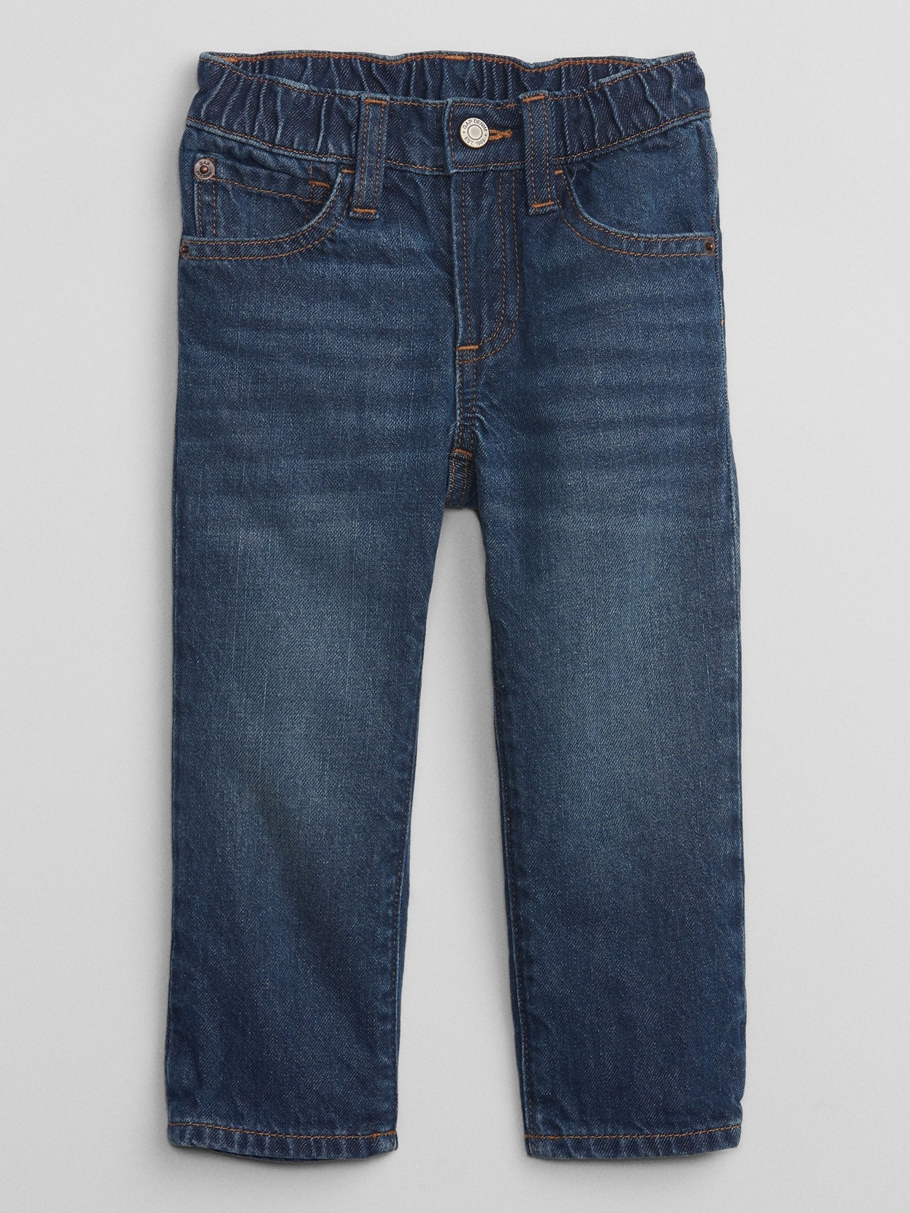 Dark Wash Blue 90s Original Straight Washwell Jeans (Newborn-7yrs) - Image 1 of 3