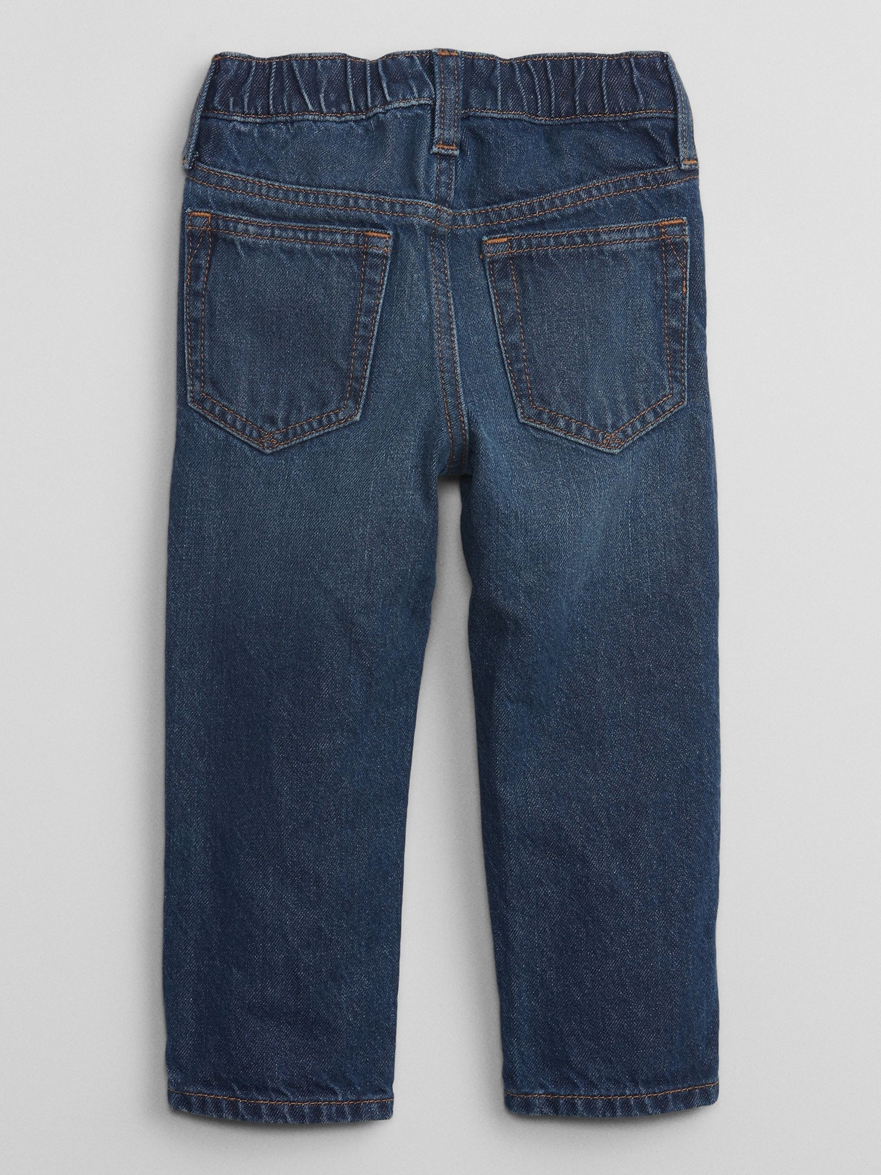 Dark Wash Blue 90s Original Straight Washwell Jeans (Newborn-7yrs) - Image 2 of 3