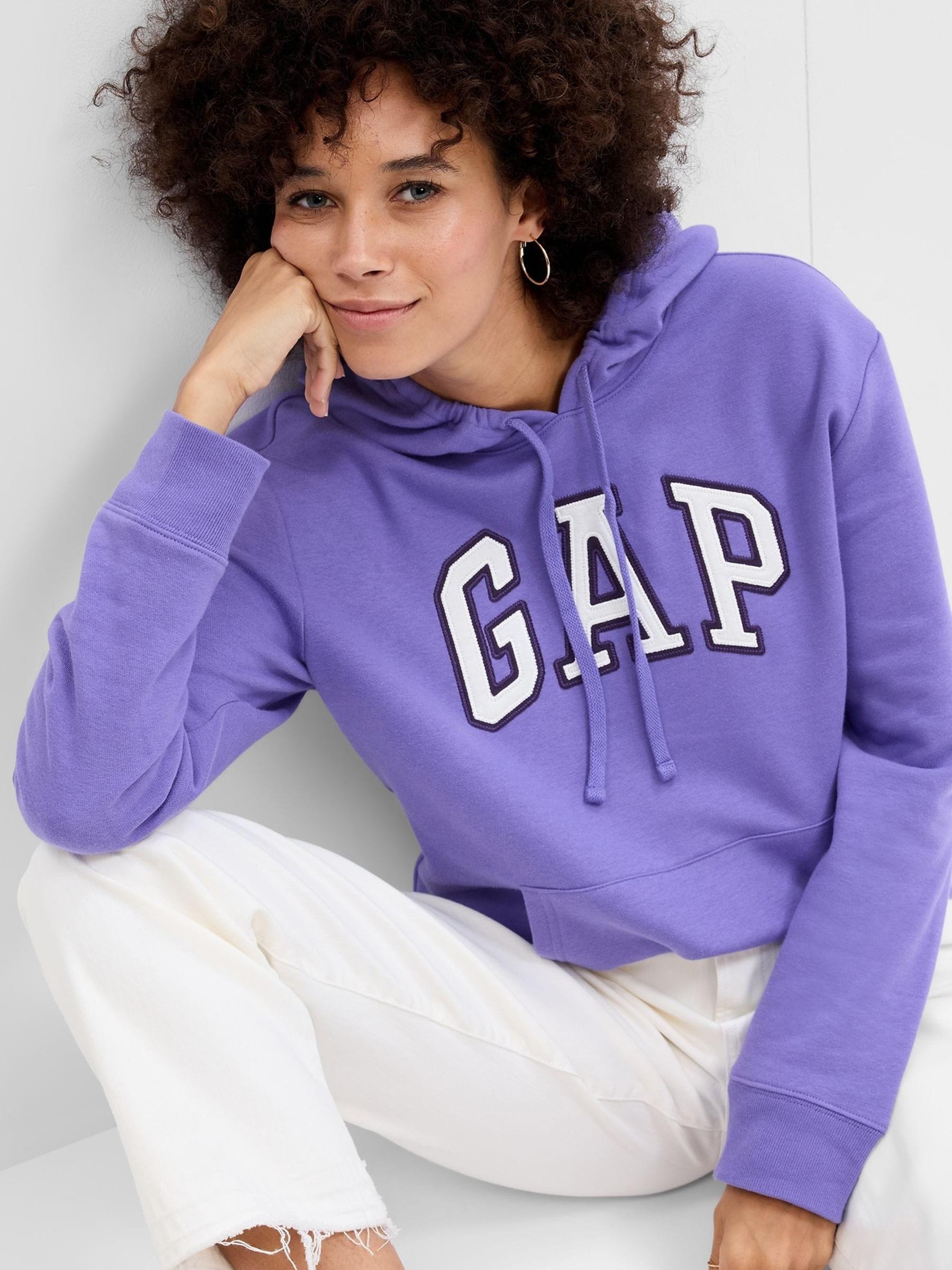 Purple Arch Logo Fleece Hoodie - Image 1 of 2