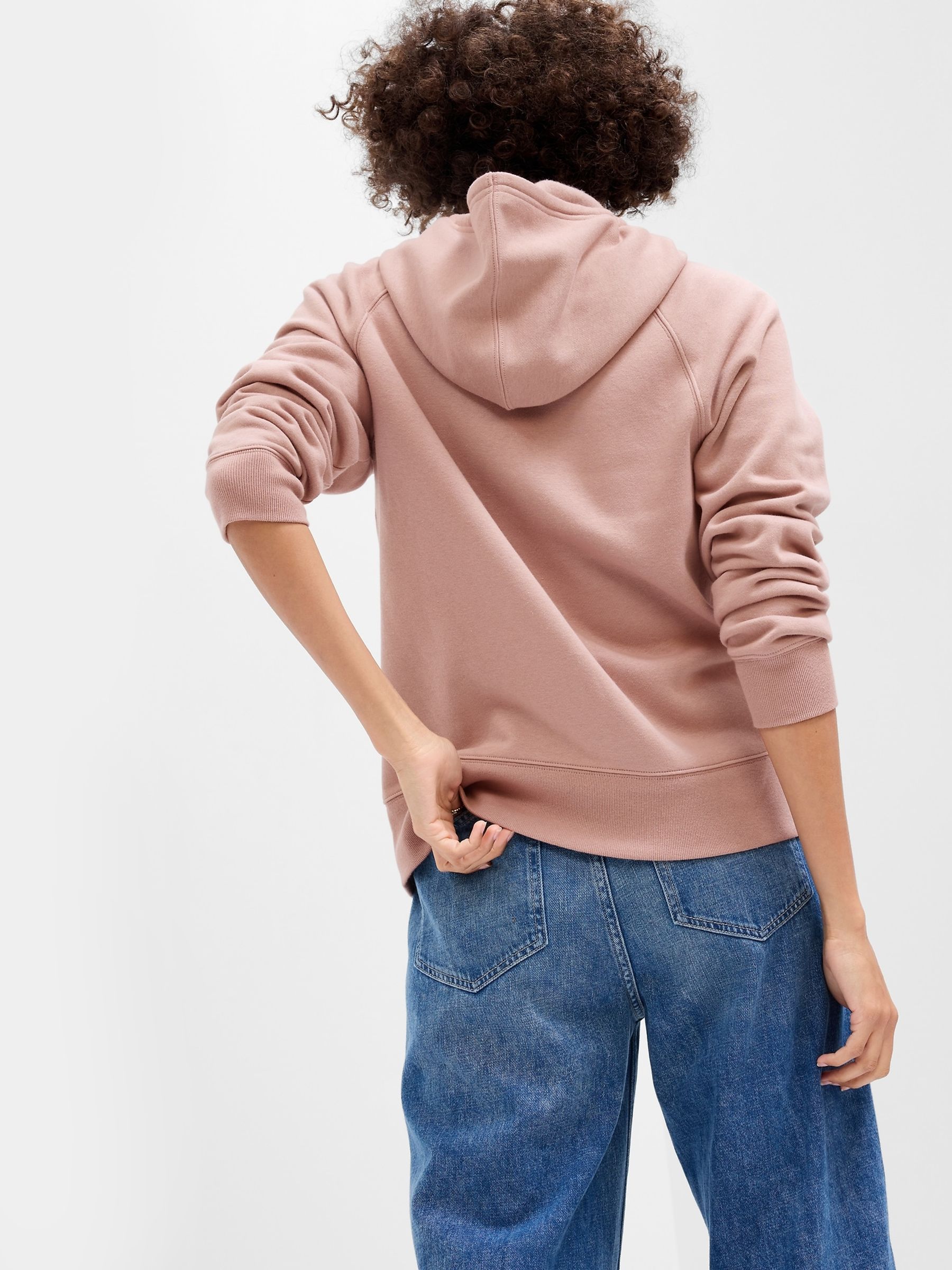 Pink Logo Zip Hoodie - Image 2 of 2