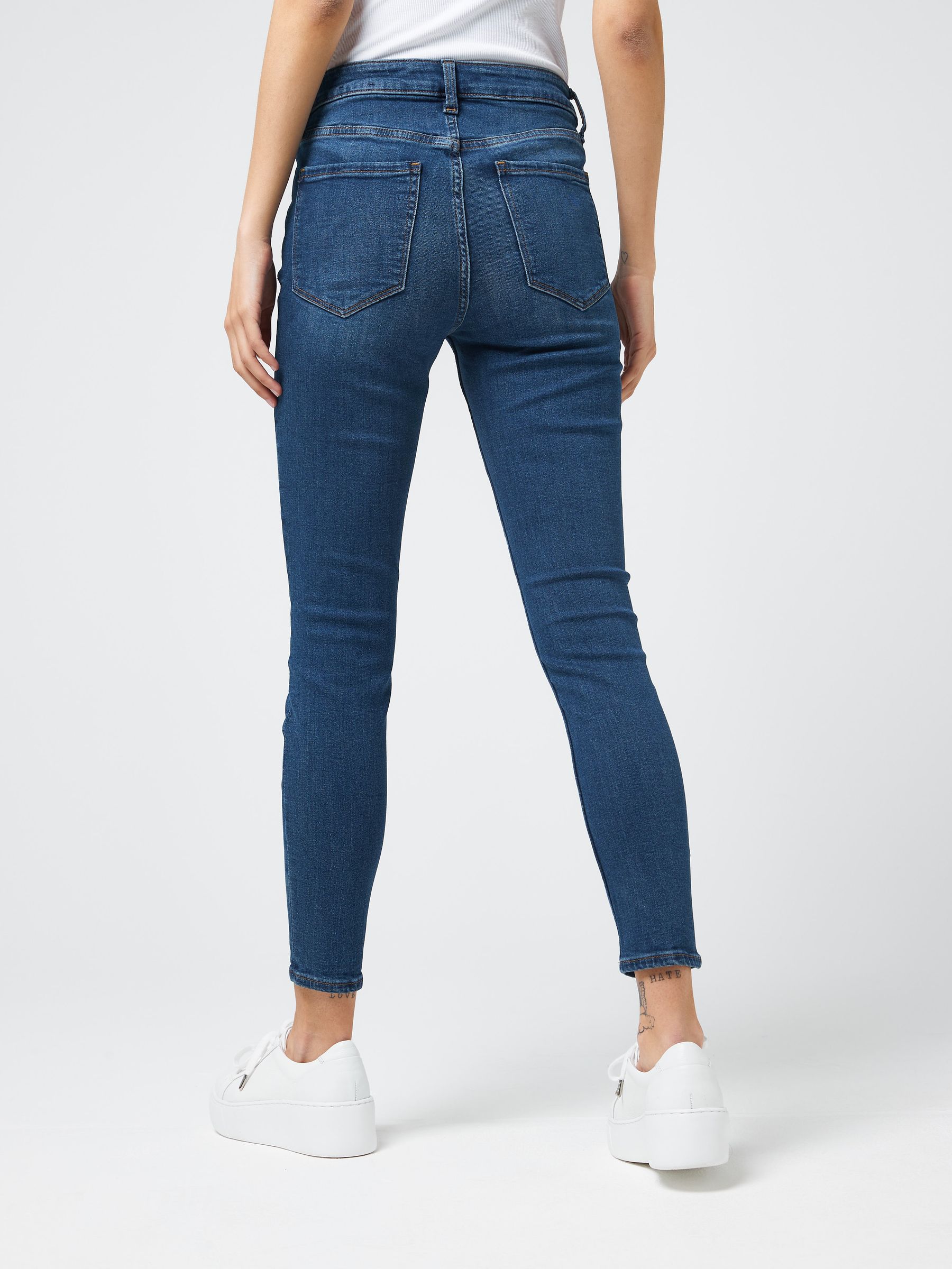 Mid Wash Blue High Waisted Universal Jegging - Image 3 of 7