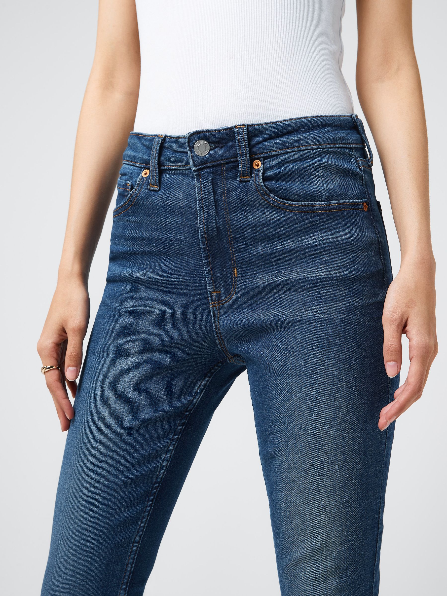 Mid Wash Blue High Waisted Universal Jegging - Image 4 of 7