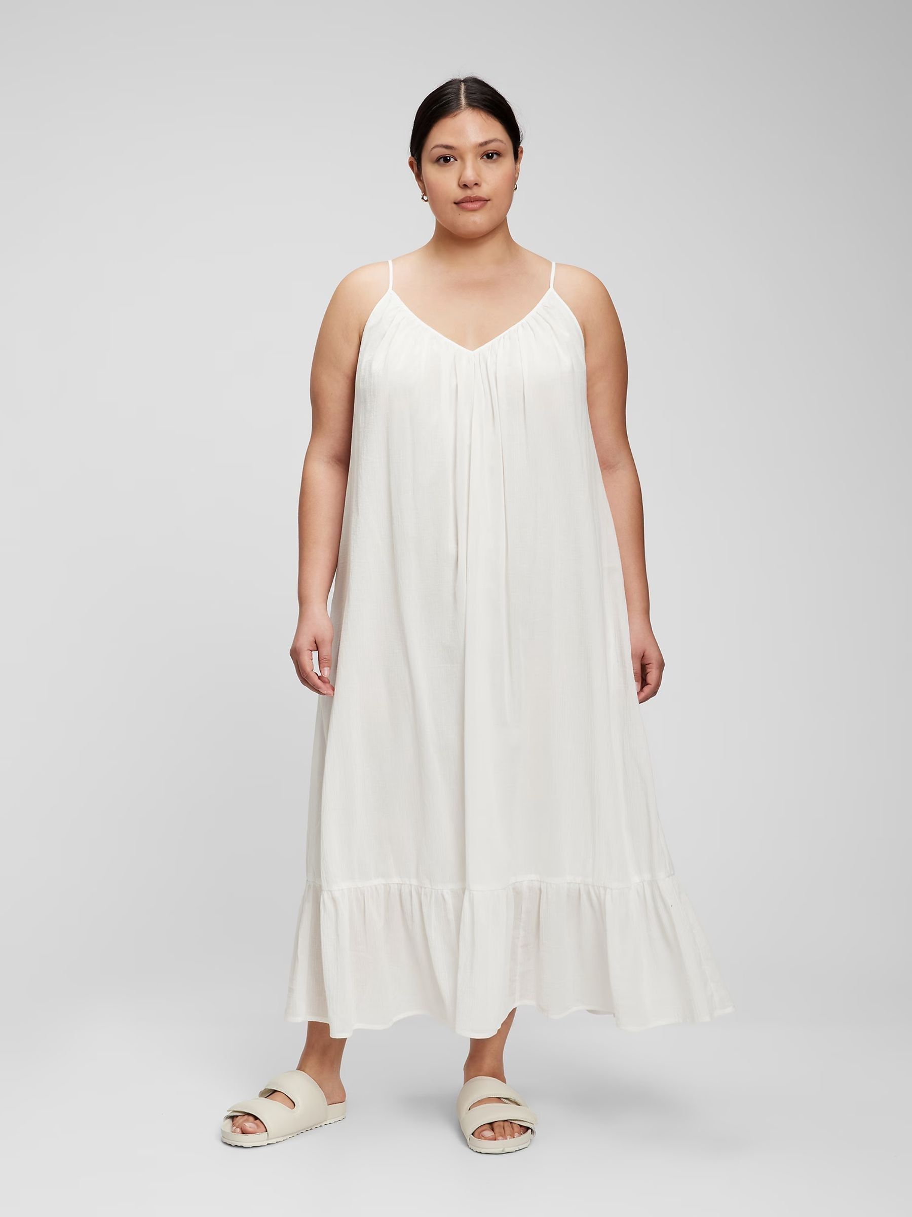 Strappy Ruffle Hem Maxi Dress - Image 4 of 6