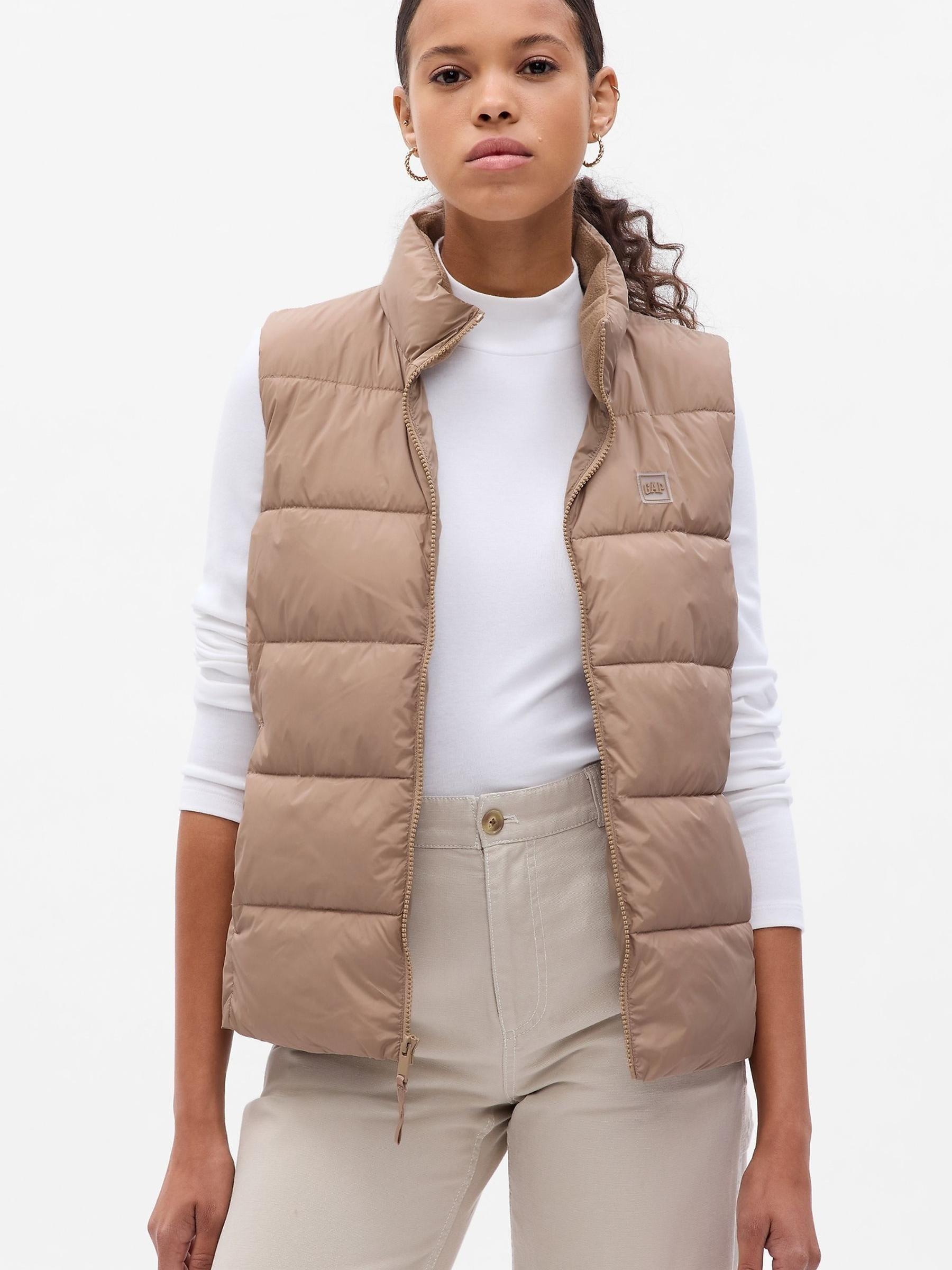 Brown ColdControl Puffer Sleeveless Gilet - Image 1 of 2