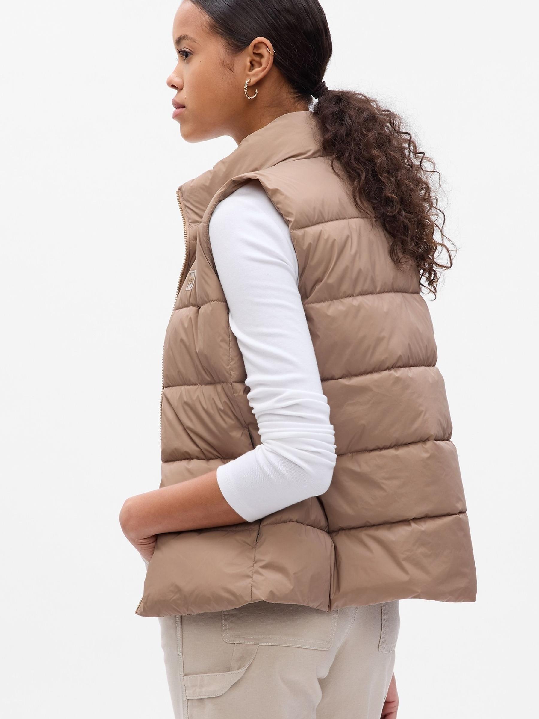 Brown ColdControl Puffer Sleeveless Gilet - Image 2 of 2