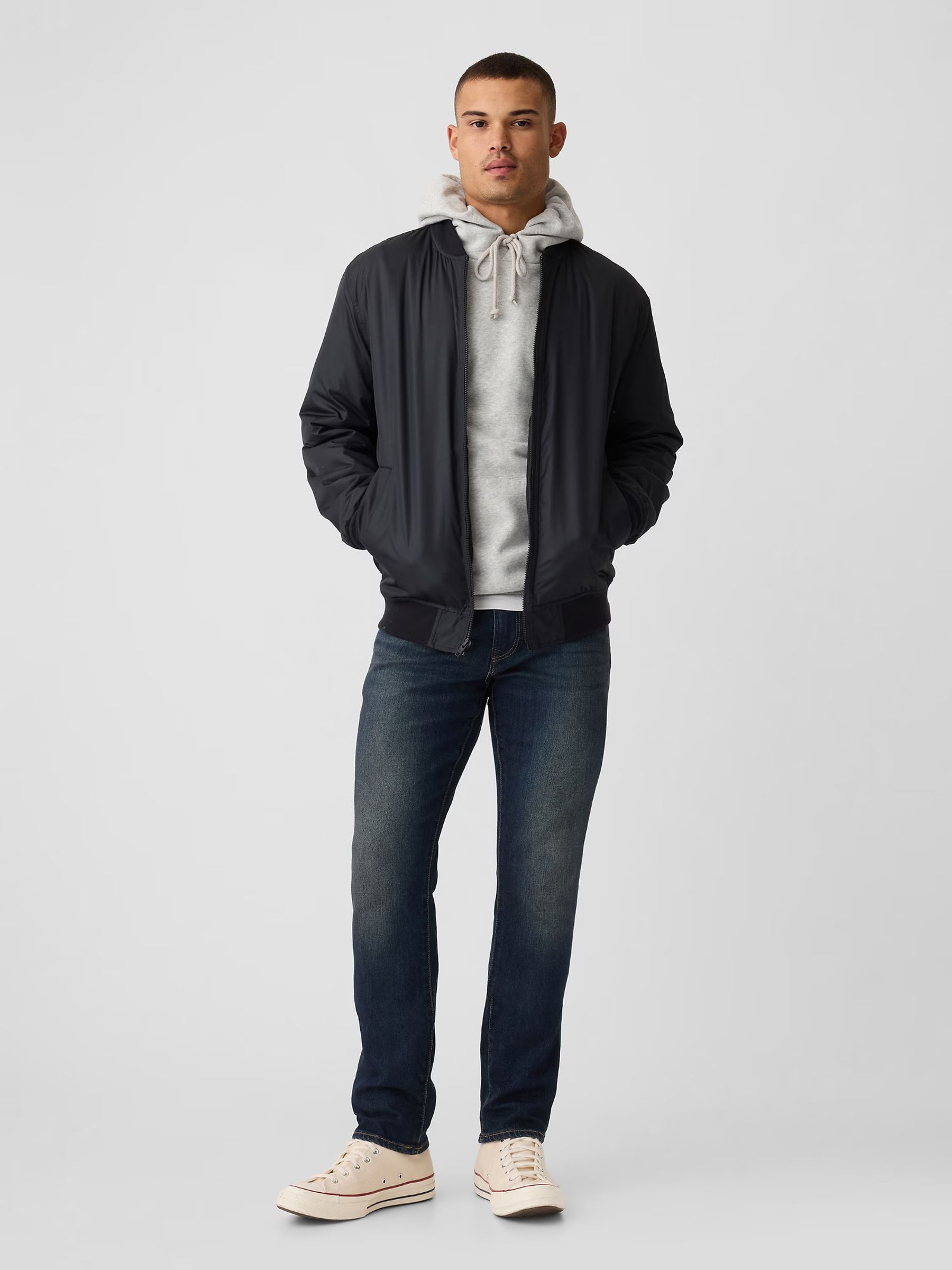Dark Wash Blue Slim Fit Comfort Stretch Soft Jeans - Image 6 of 9