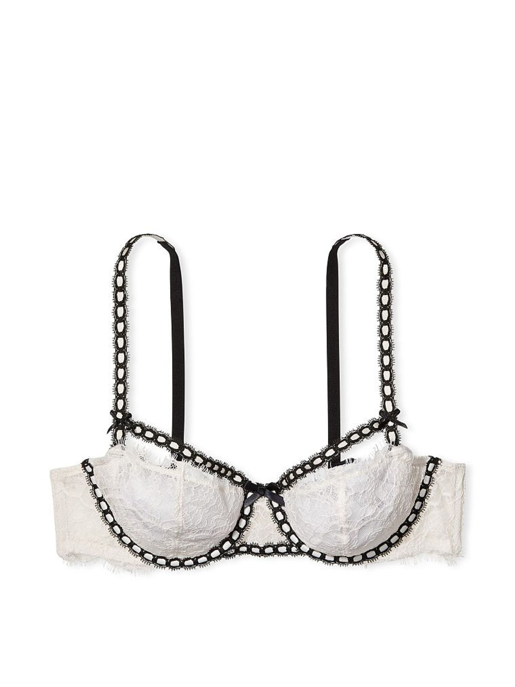 Coconut White Unlined Balcony Lace Unlined Balcony Bra - Image 3 of 3