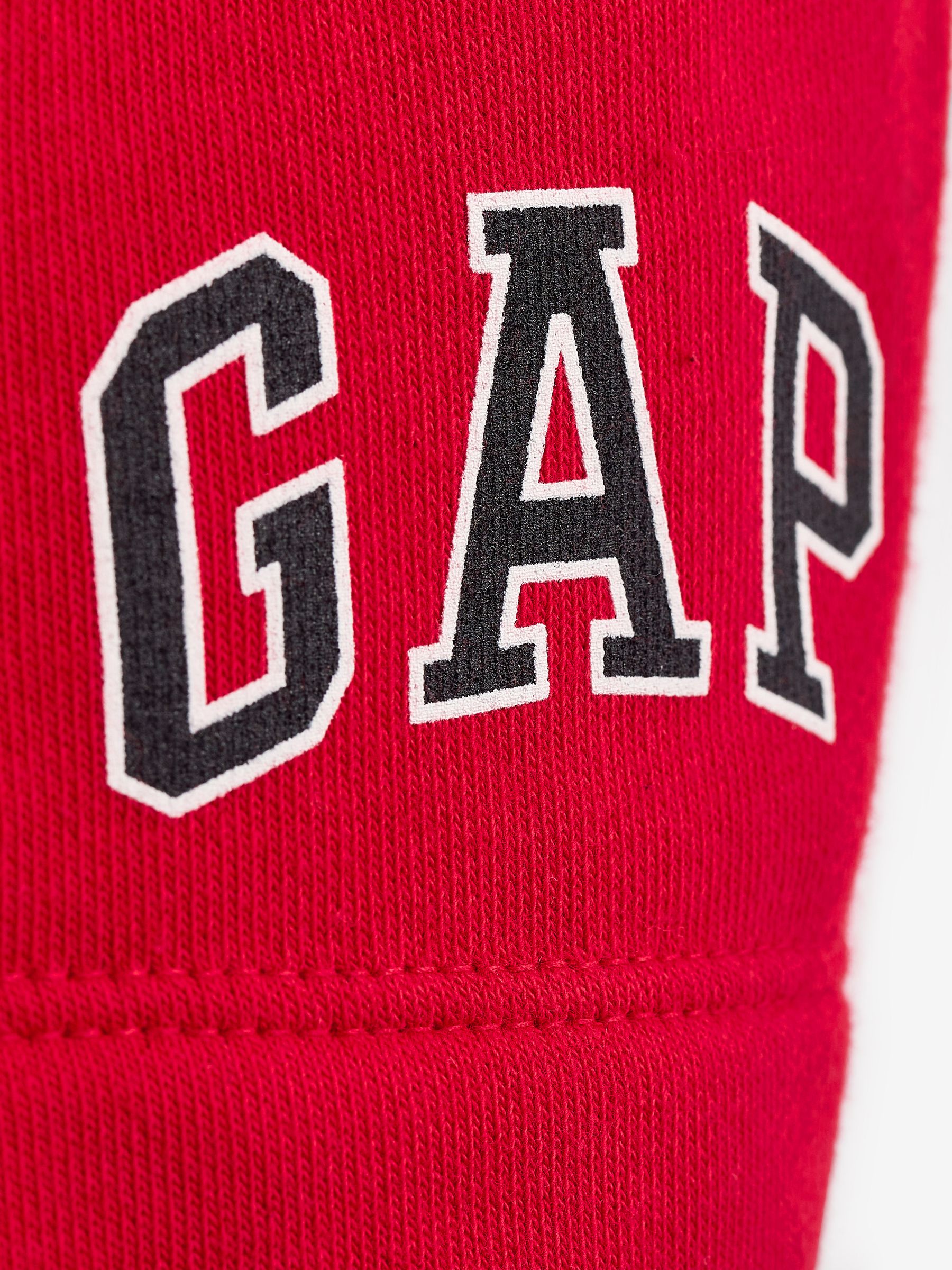 Red Pull On Logo Jogger Shorts (4-13yrs) - Image 8 of 8