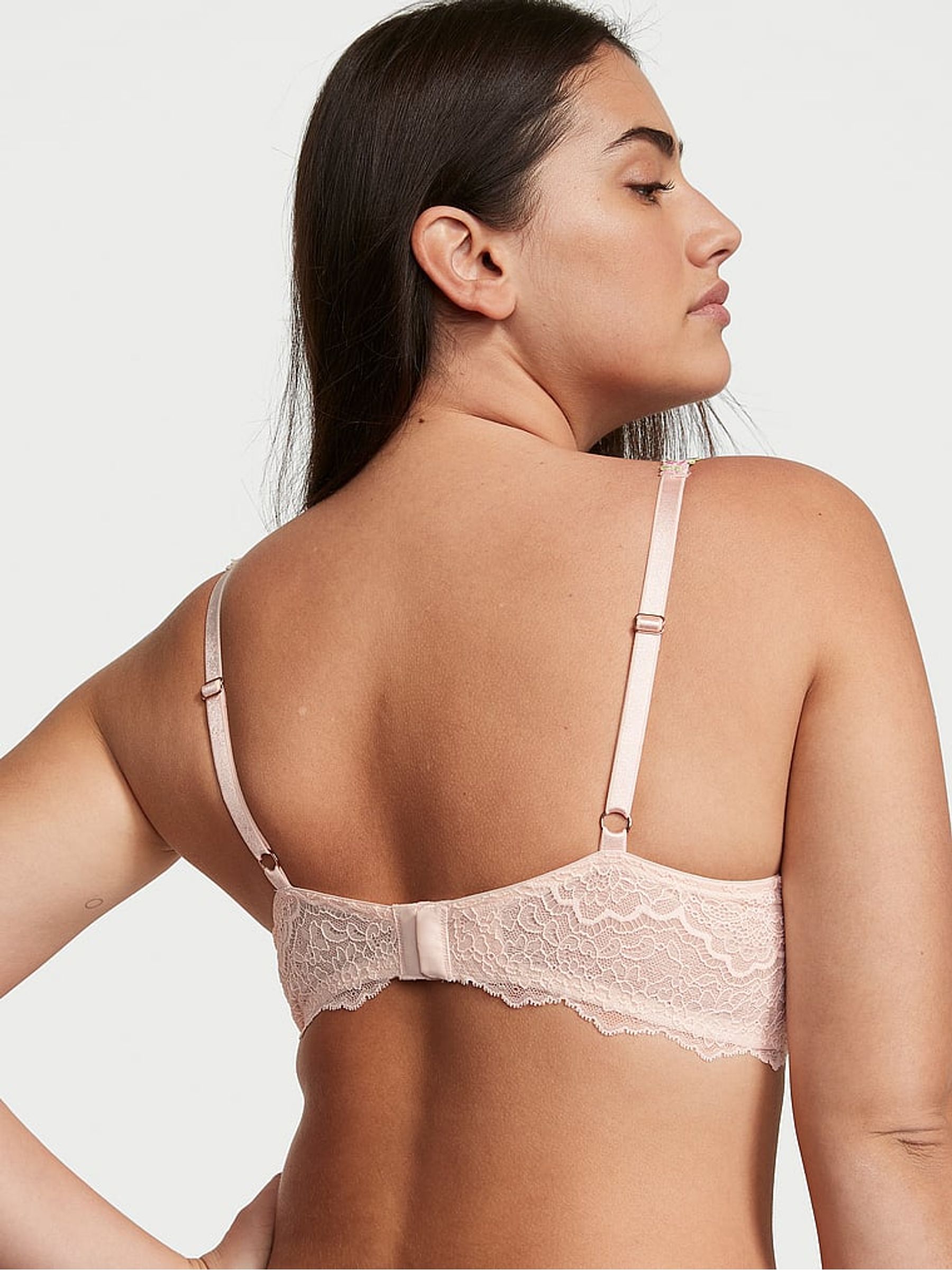 Rosebud Pink Smooth Lightly Lined Demi Bra - Image 2 of 3