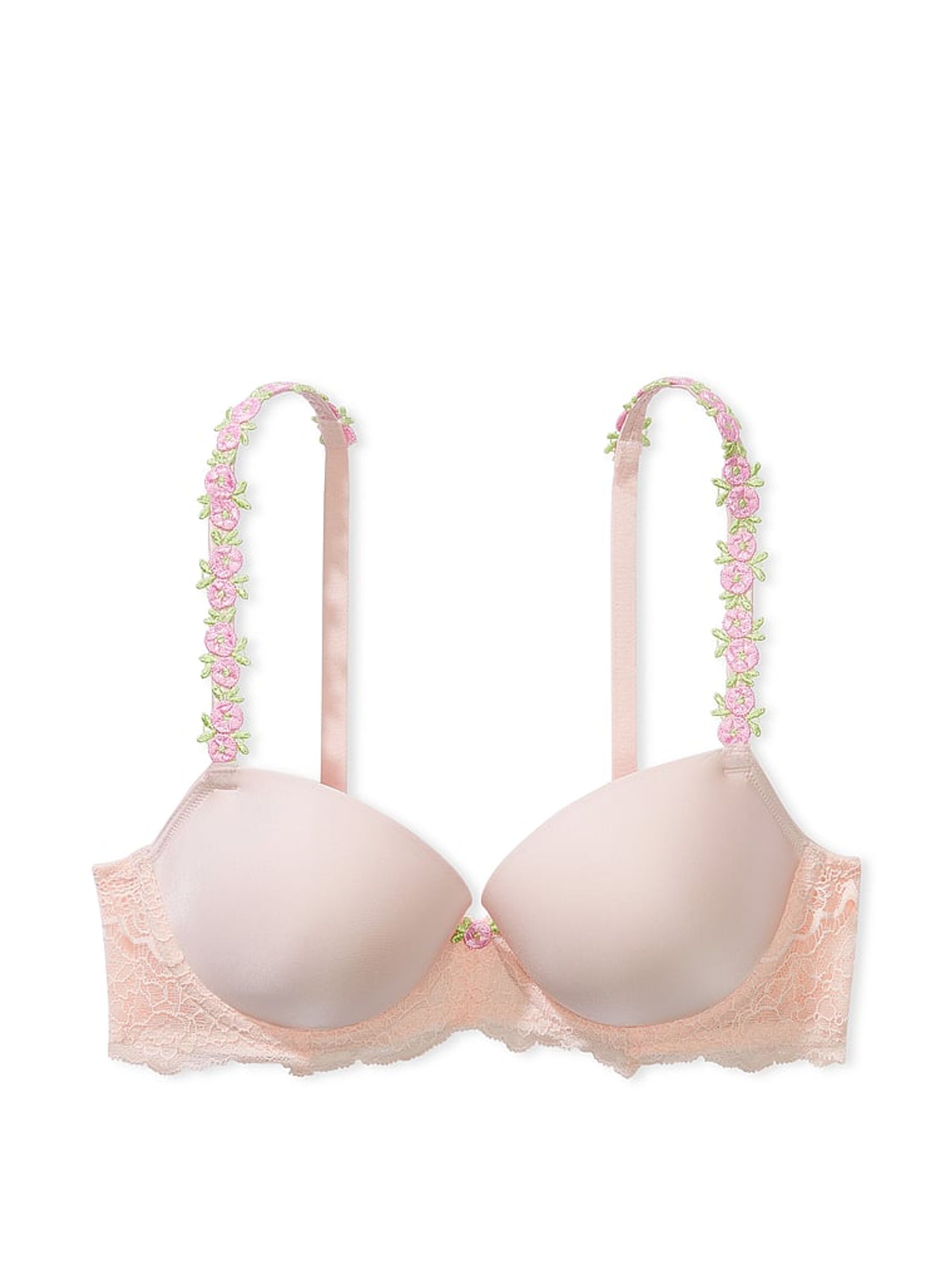 Rosebud Pink Smooth Lightly Lined Demi Bra - Image 3 of 3