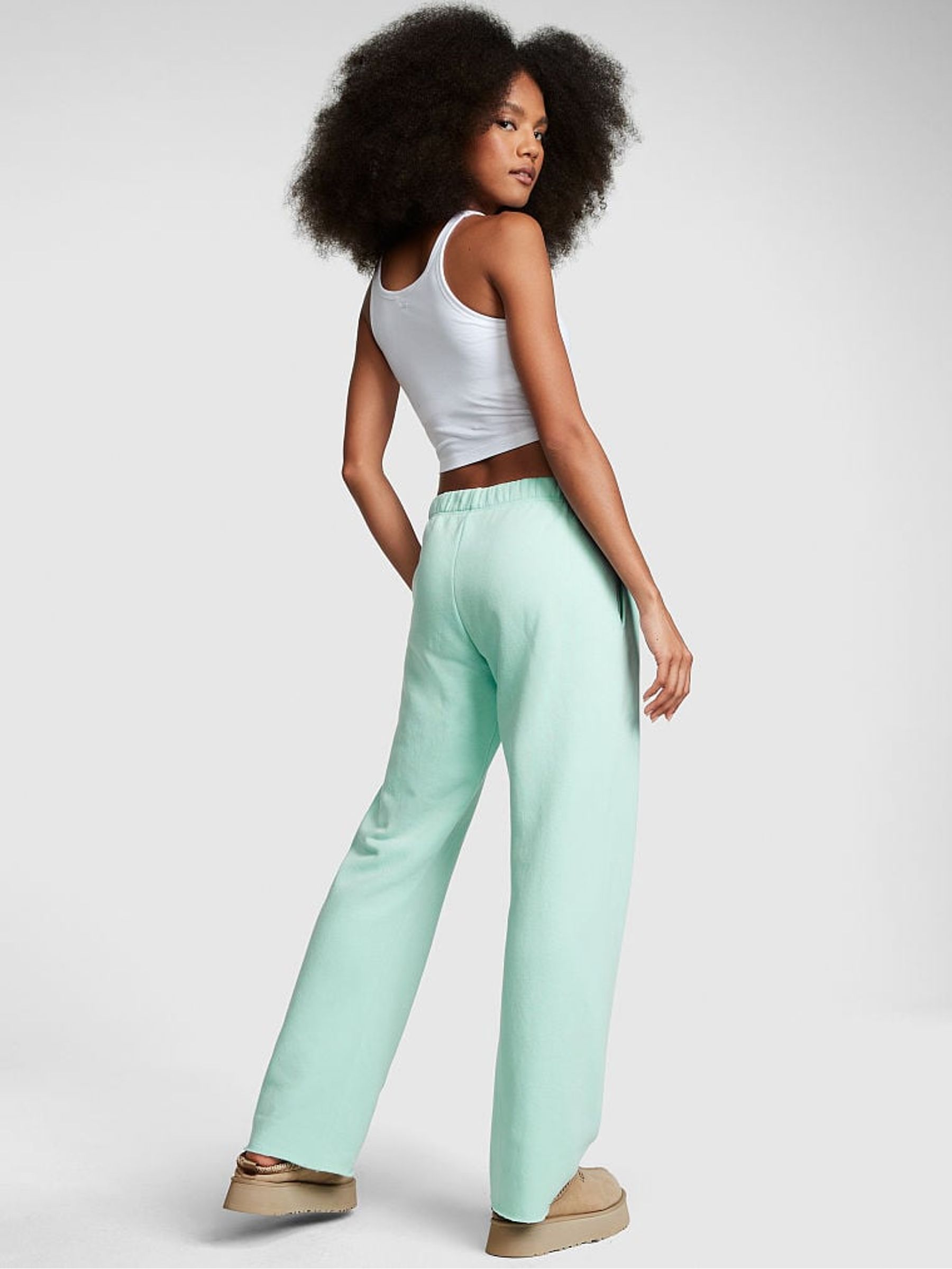 Opal Blue Wide Leg Jogger - Image 2 of 4