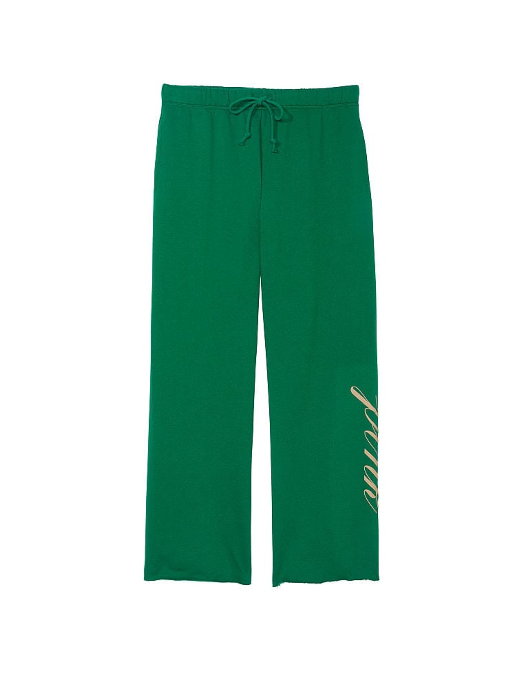 Garnet Green Fleece Wide Leg Jogger - Image 3 of 3
