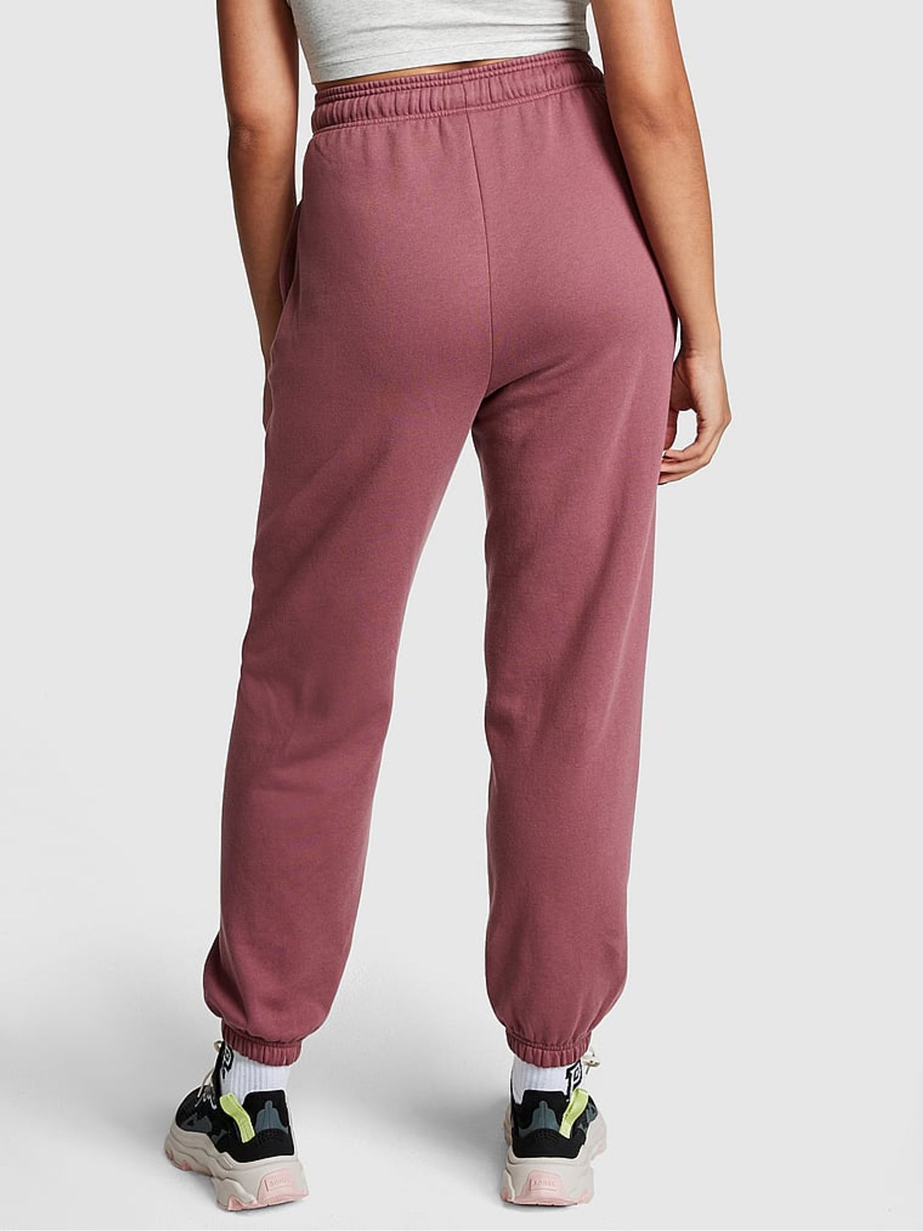 Morning Rose Pink Fleece Cuffed Jogger - Image 2 of 3