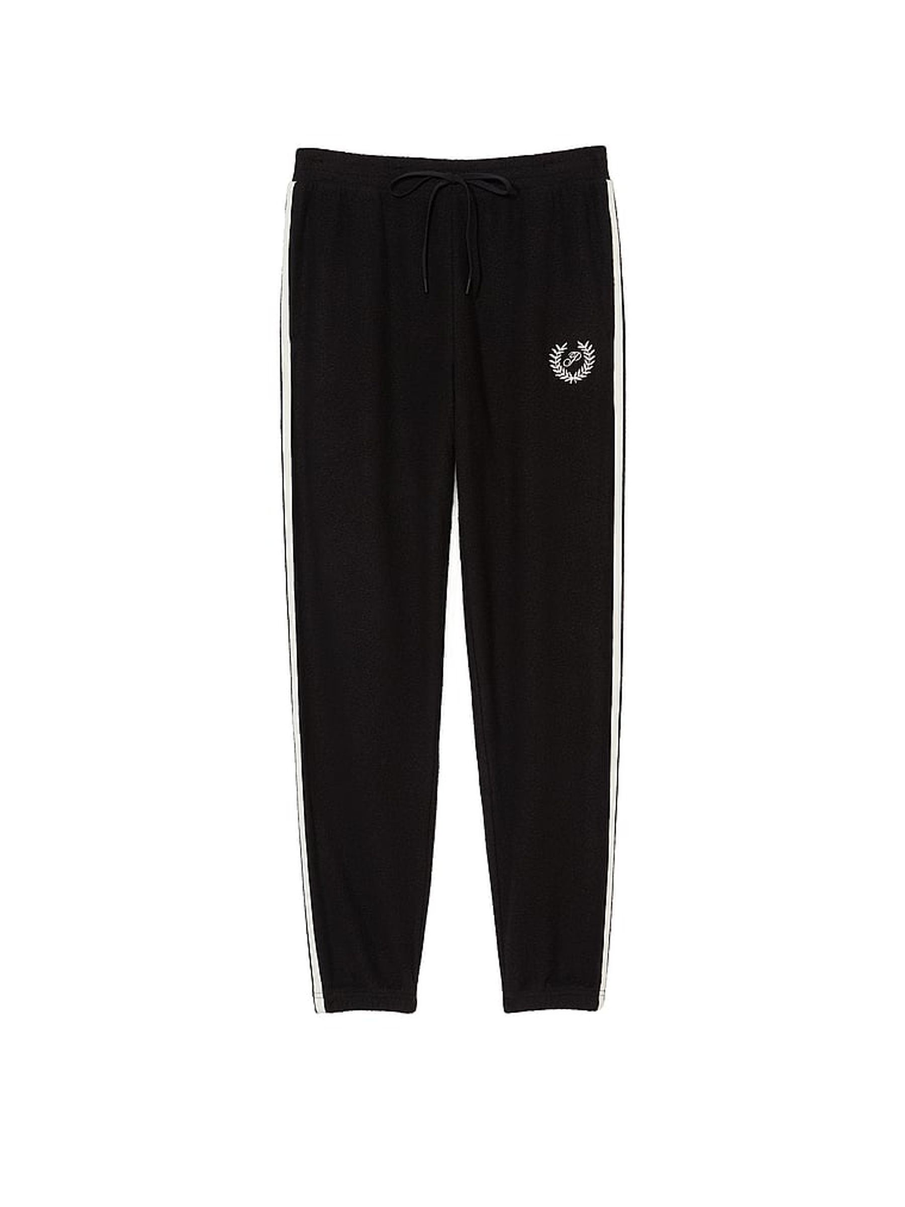 Pure Black Reverse Fleece Jogger - Image 4 of 4