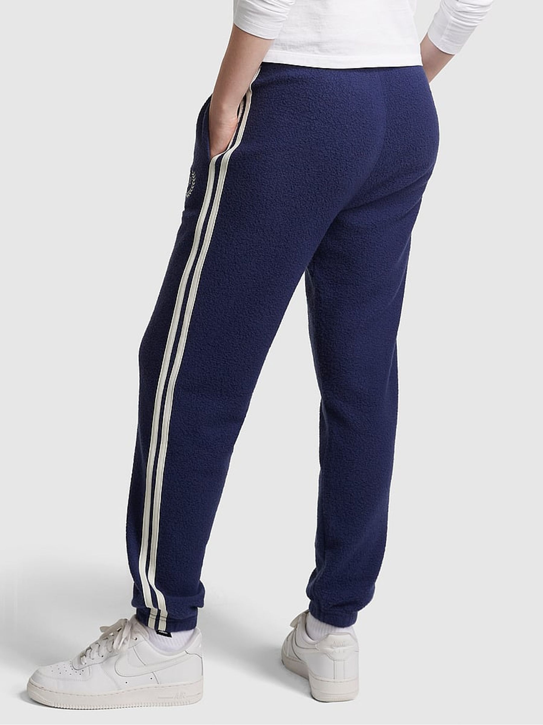 Midnight Navy Blue Reverse Fleece Jogger - Image 2 of 4