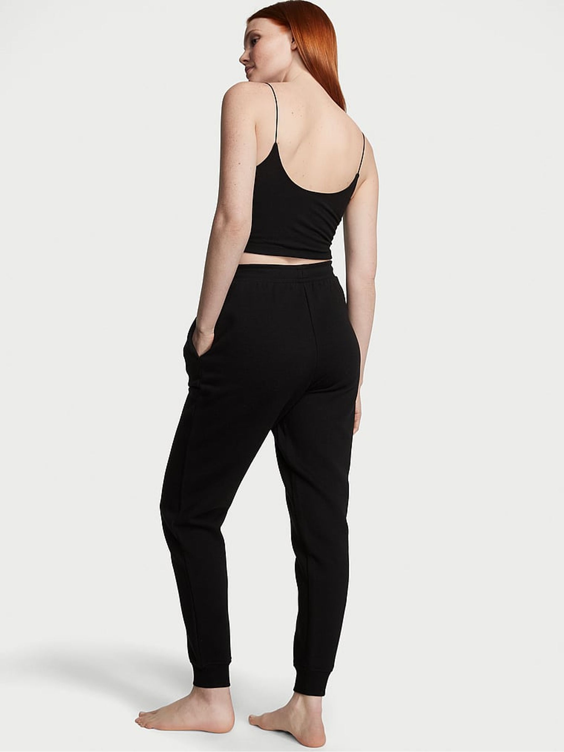 Pure Black Graphic Joggers - Image 2 of 3