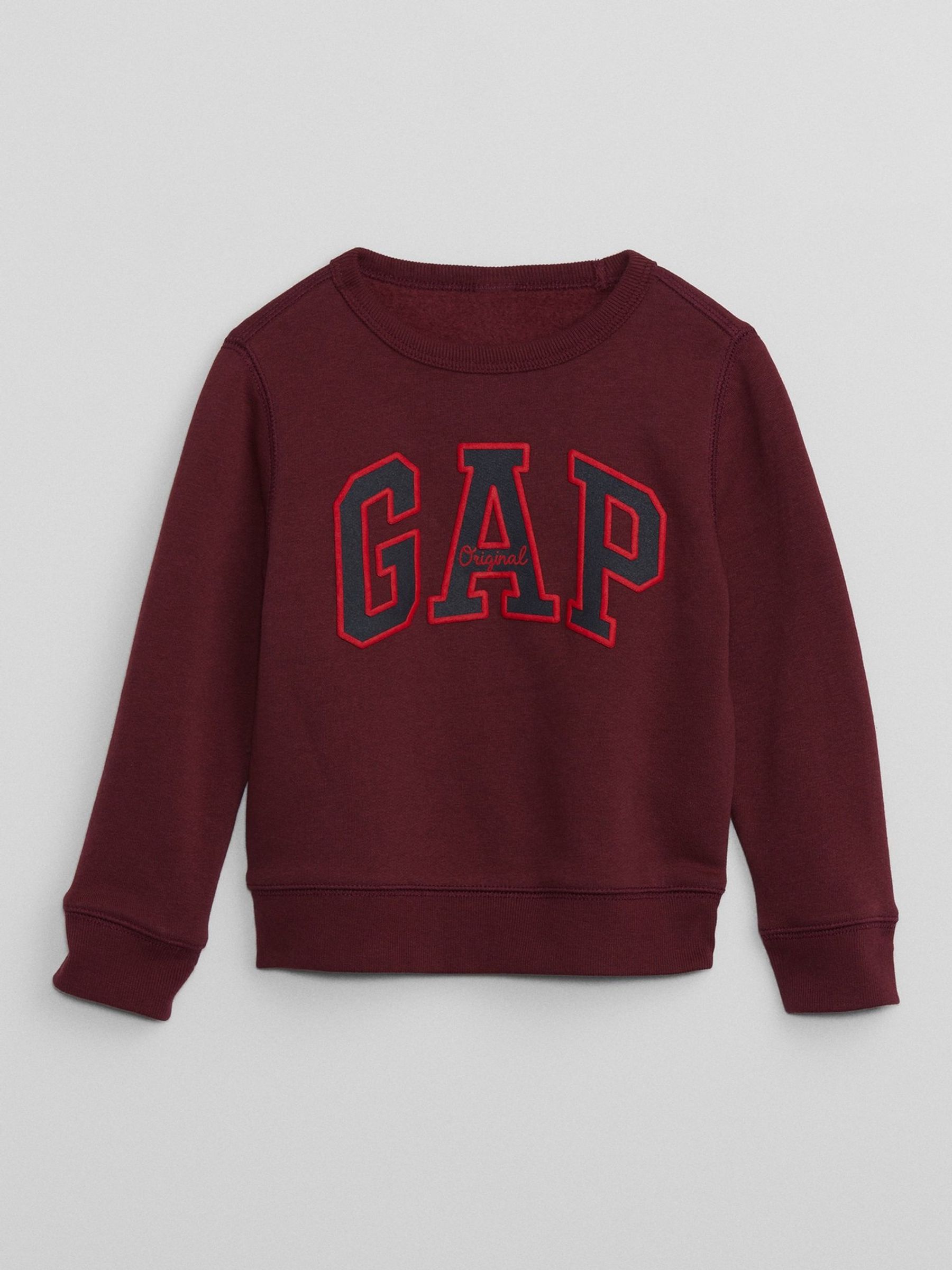 Red Crew Neck Logo Sweatshirt (12mths-5yrs) - Image 1 of 1