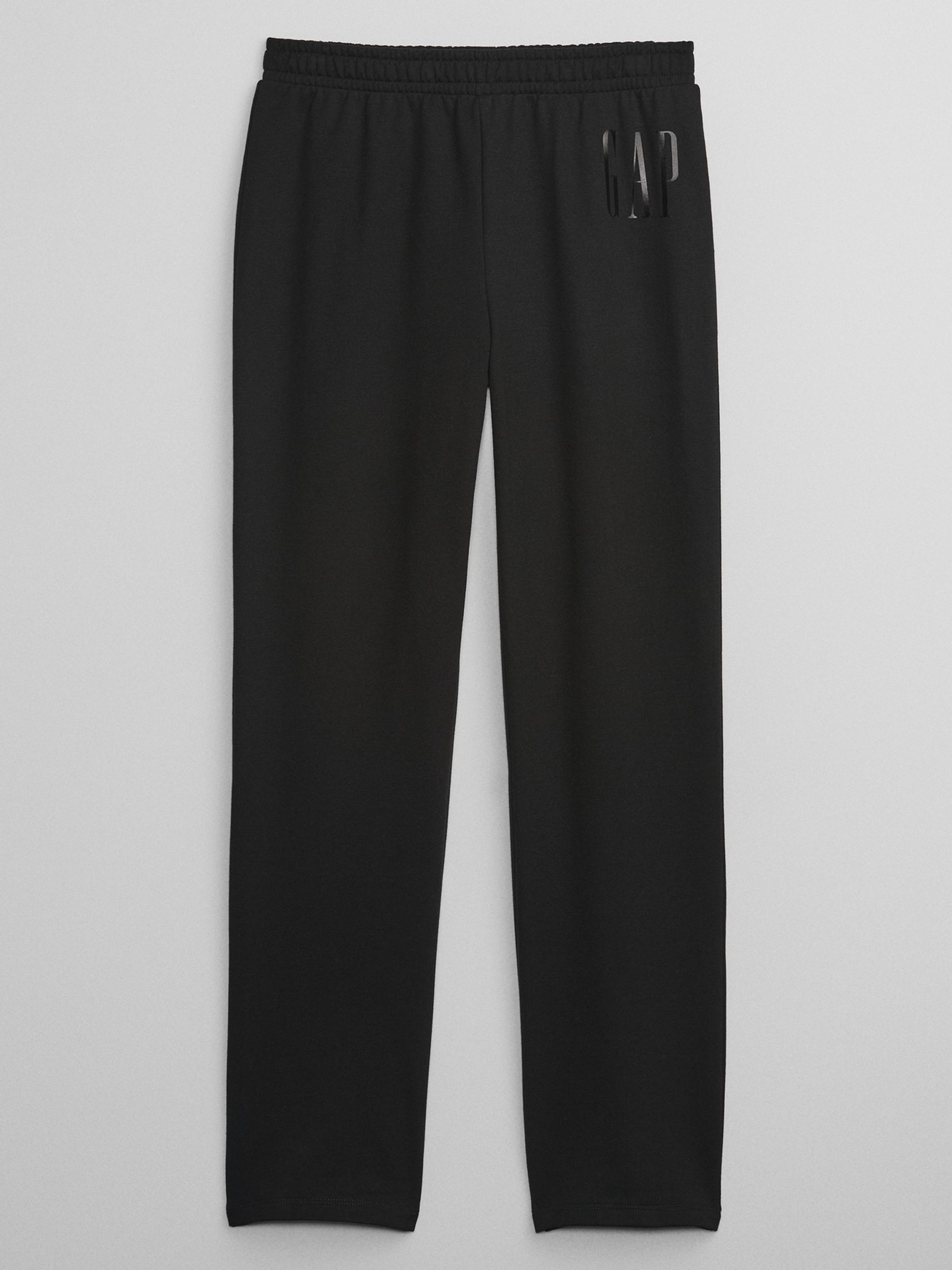 Black Logo Straight Leg Joggers - Image 4 of 4