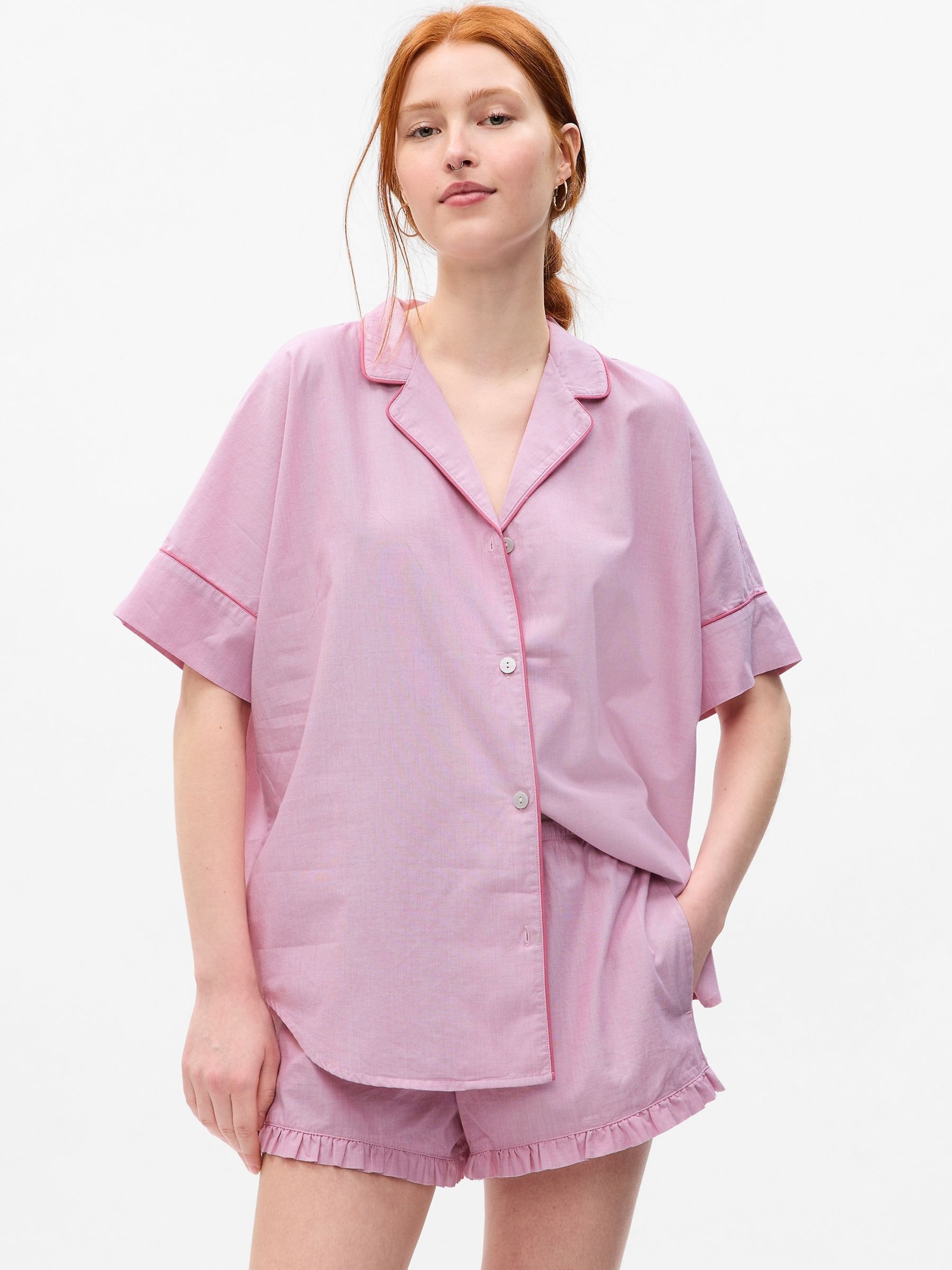 Pink Soft Pyjama Shirt - Image 1 of 1