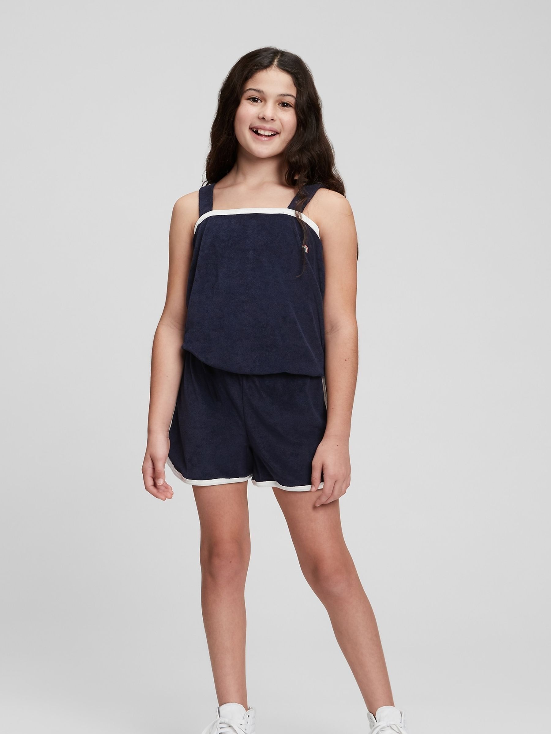 Kids Towel Terry Romper - Image 1 of 6