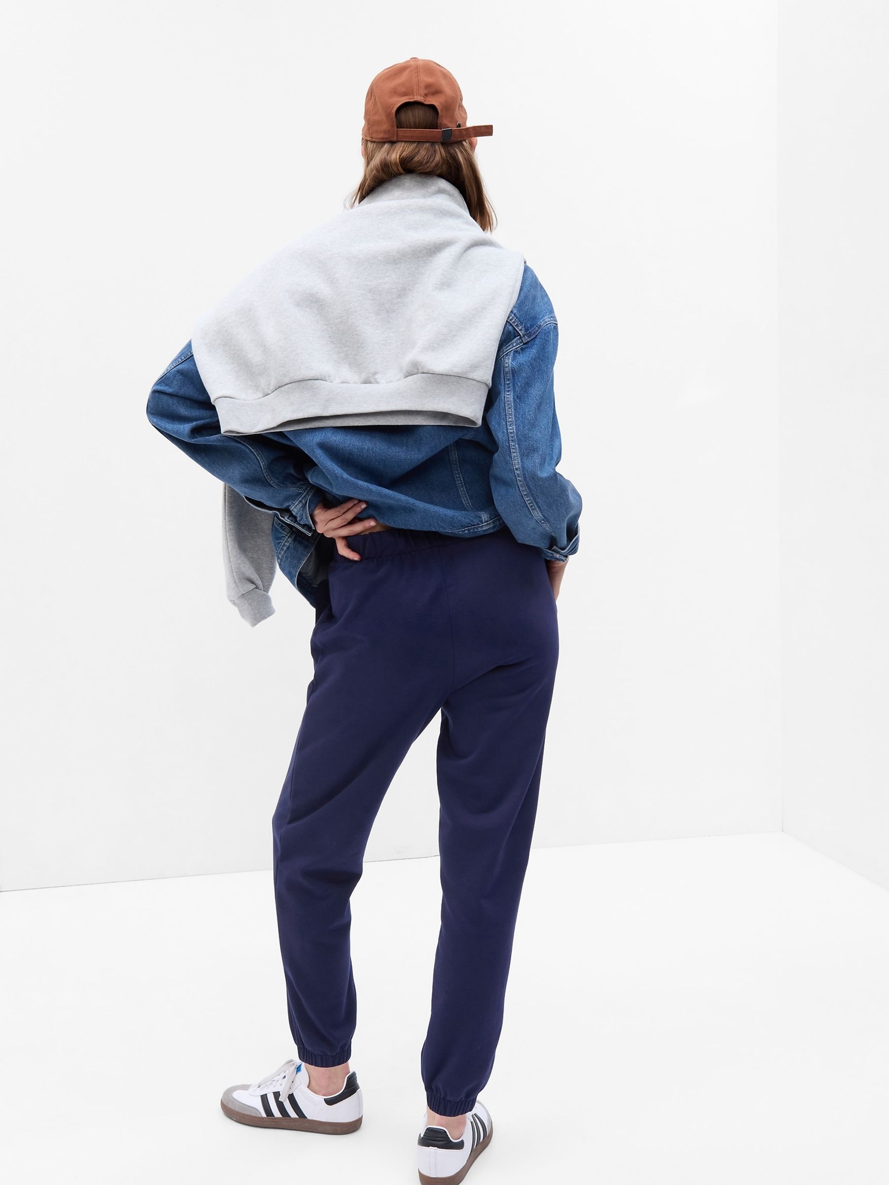 Navy Vintage Soft Logo Joggers - Image 2 of 2