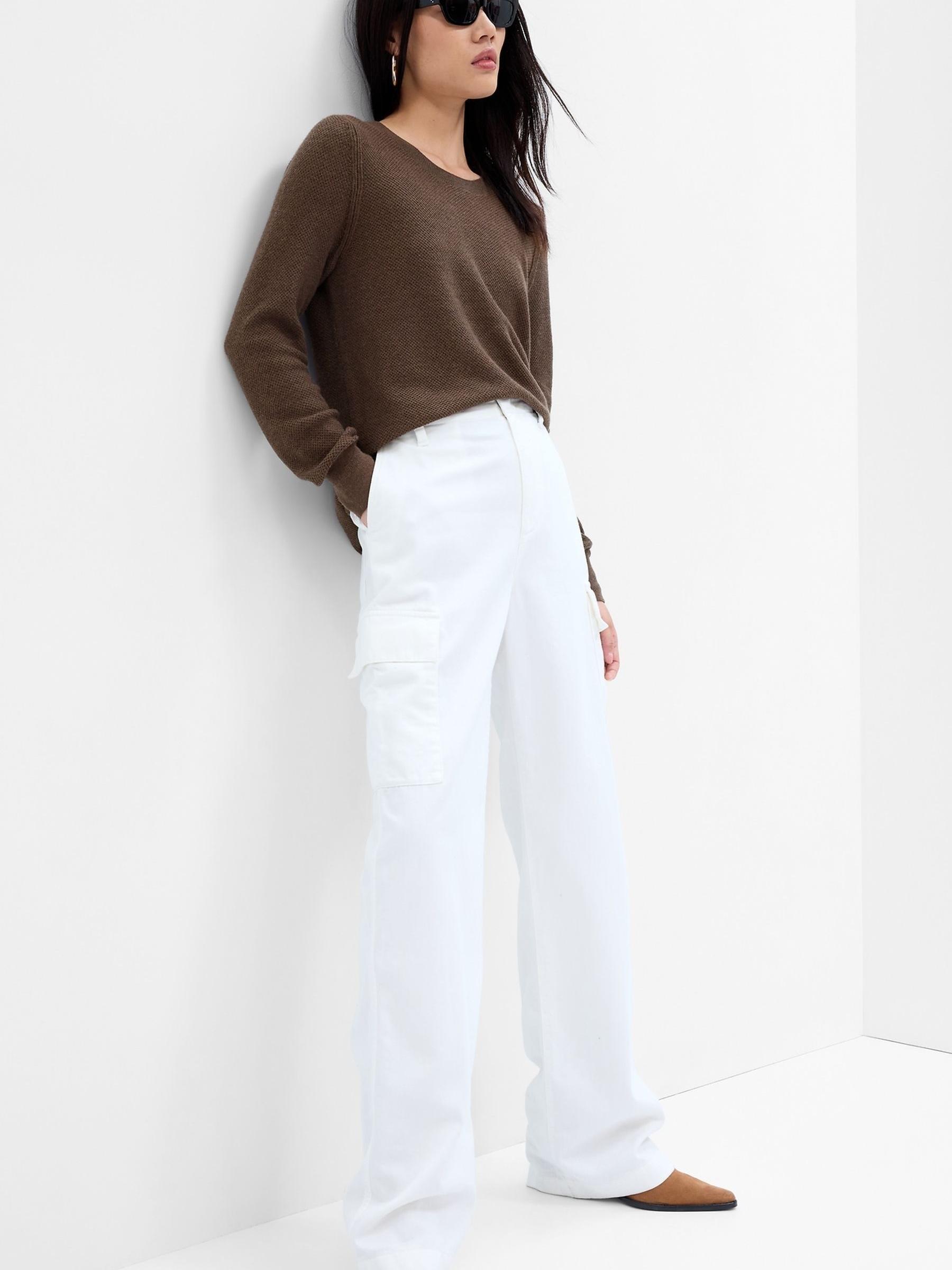 Brown Relaxed Long Sleeve Crew Neck Jumper - Image 1 of 1