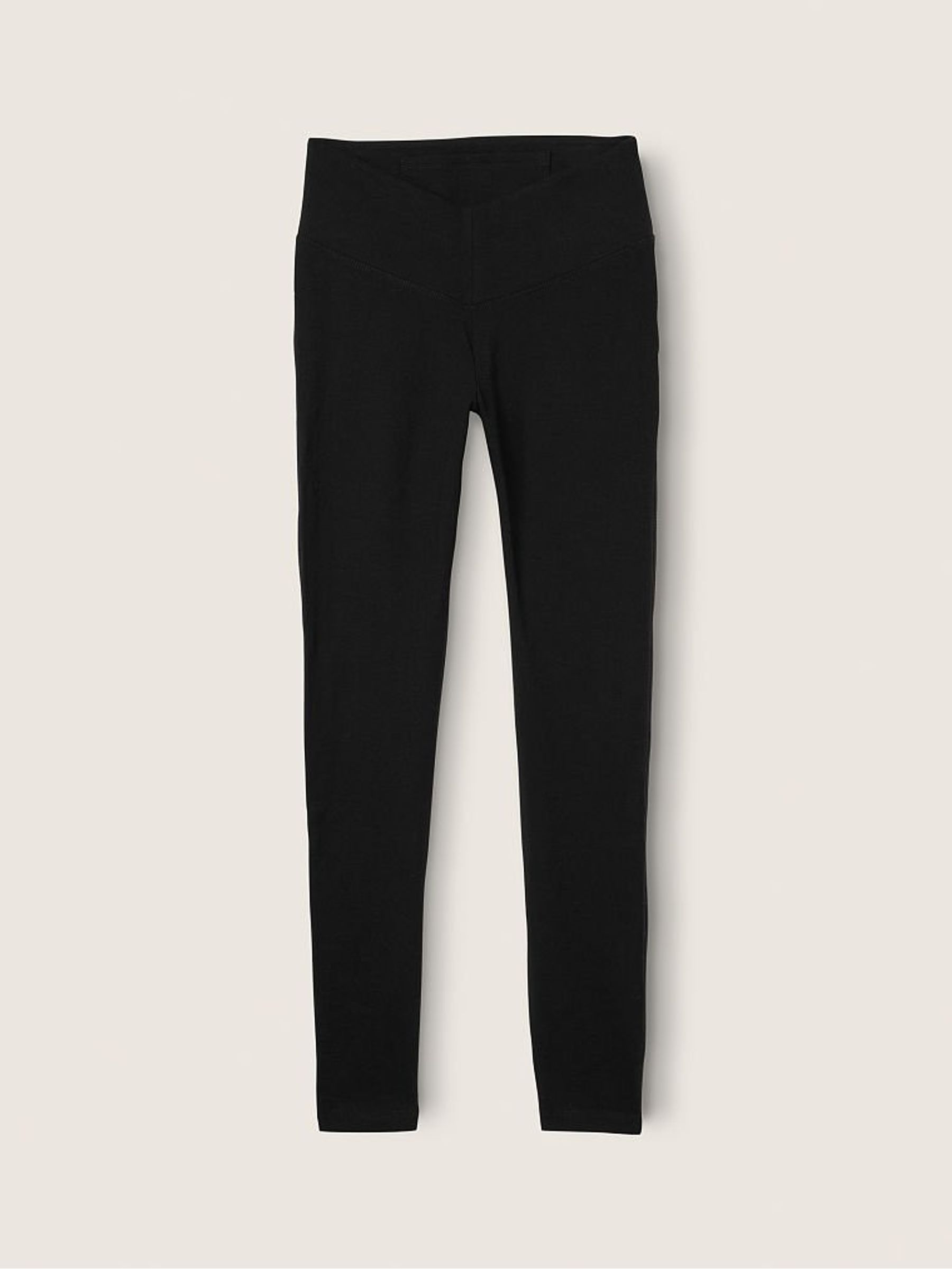 Pure Black High Waist Full Length Legging - Image 3 of 3