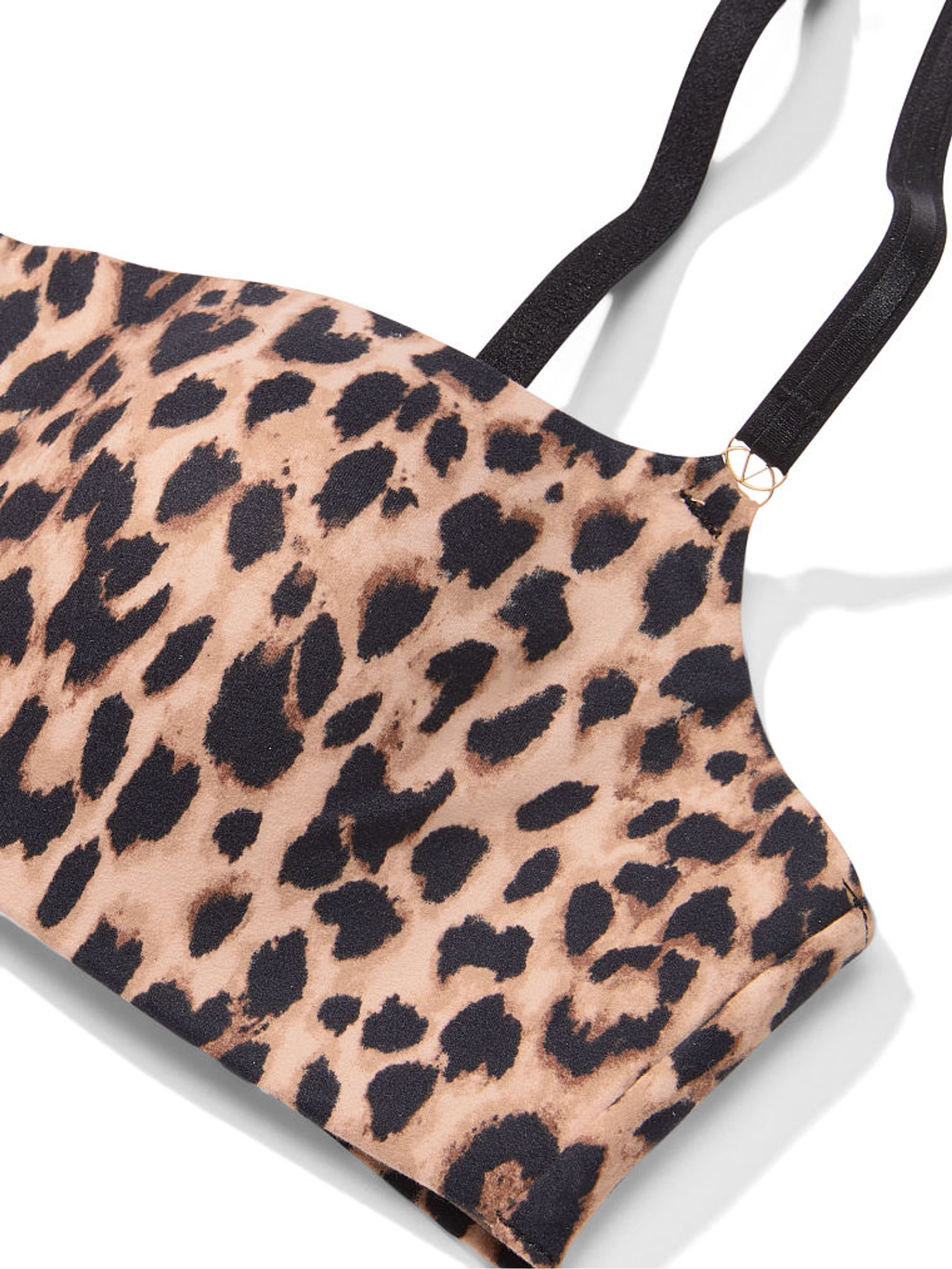 Classic Brown Leopard Smooth Lightly Lined Non Wired Bralette - Image 3 of 3