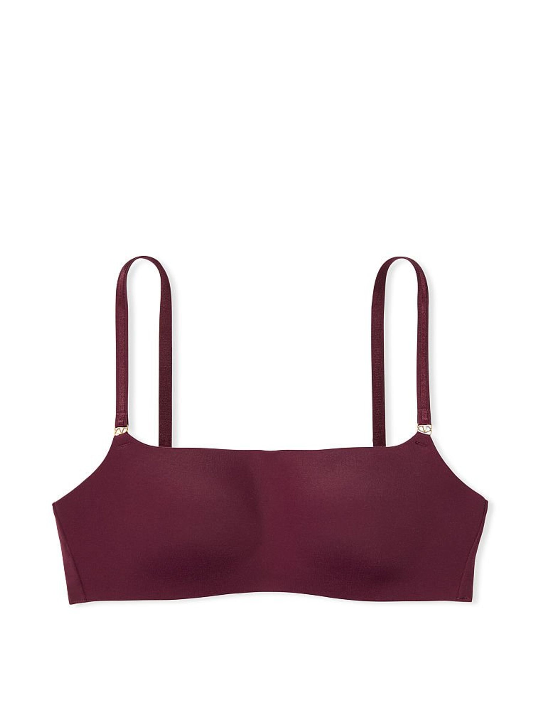 Kir Red Smooth Lightly Lined Non Wired Bralette - Image 4 of 5