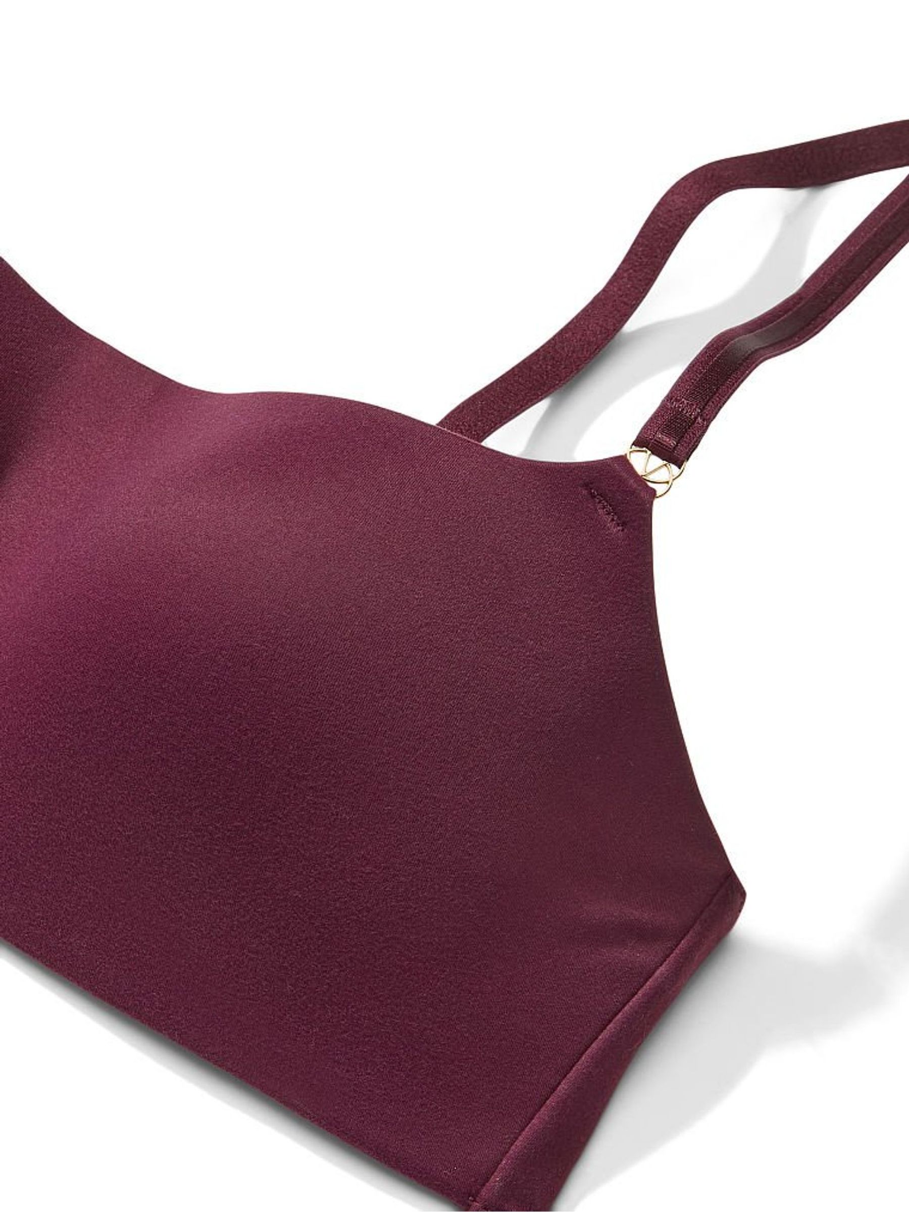 Kir Red Smooth Lightly Lined Non Wired Bralette - Image 5 of 5