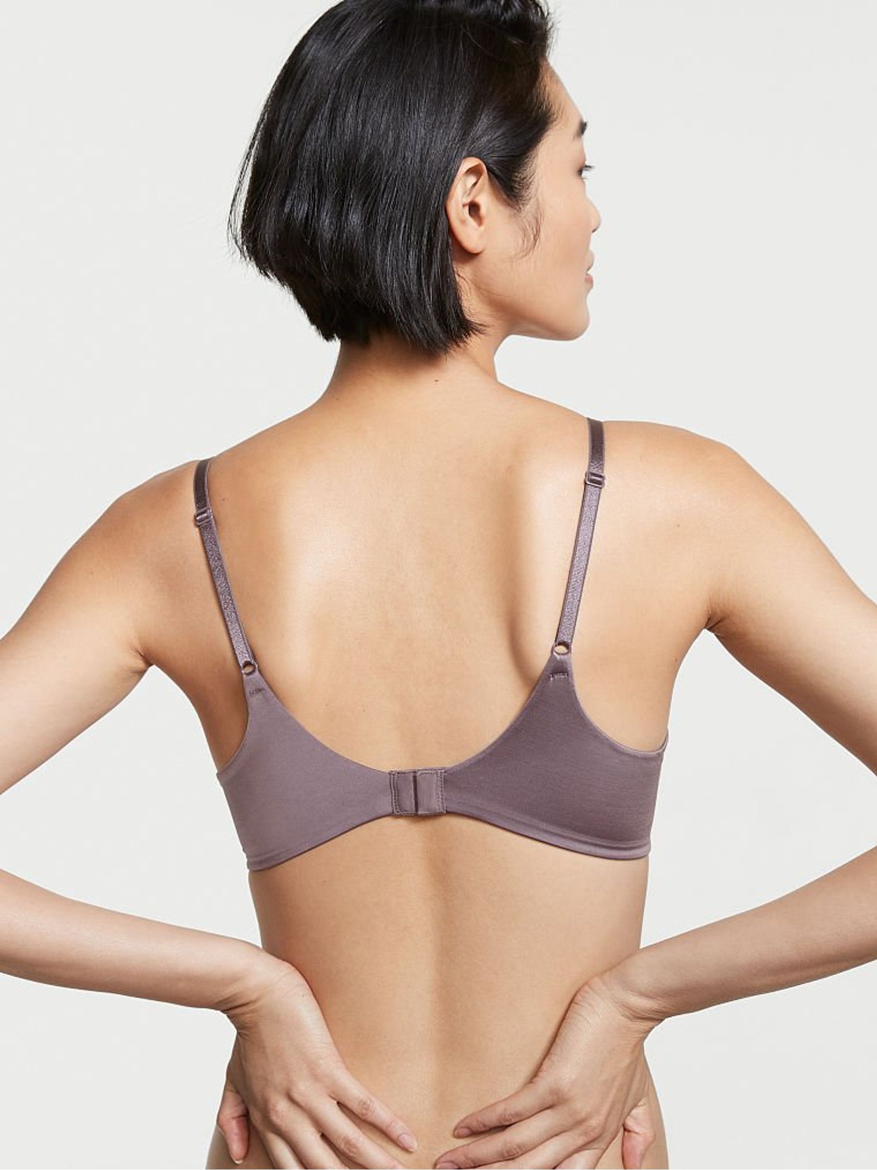 Tornado Grey Smooth Plunge Push Up Bra - Image 2 of 3